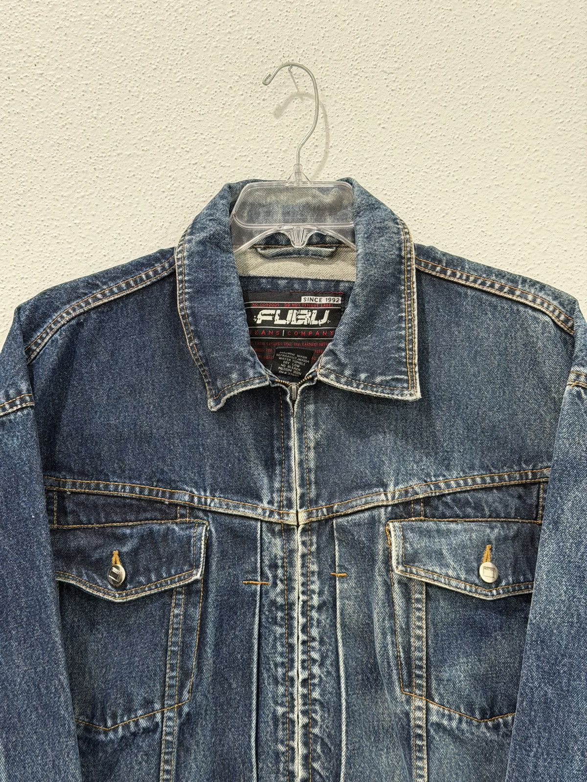 Fubu Vintage Y2K FUBU Denim Trucker Jacket XL Streetwear Hip Hop Size US XL / EU 56 / 4 - 2 Thumbnail