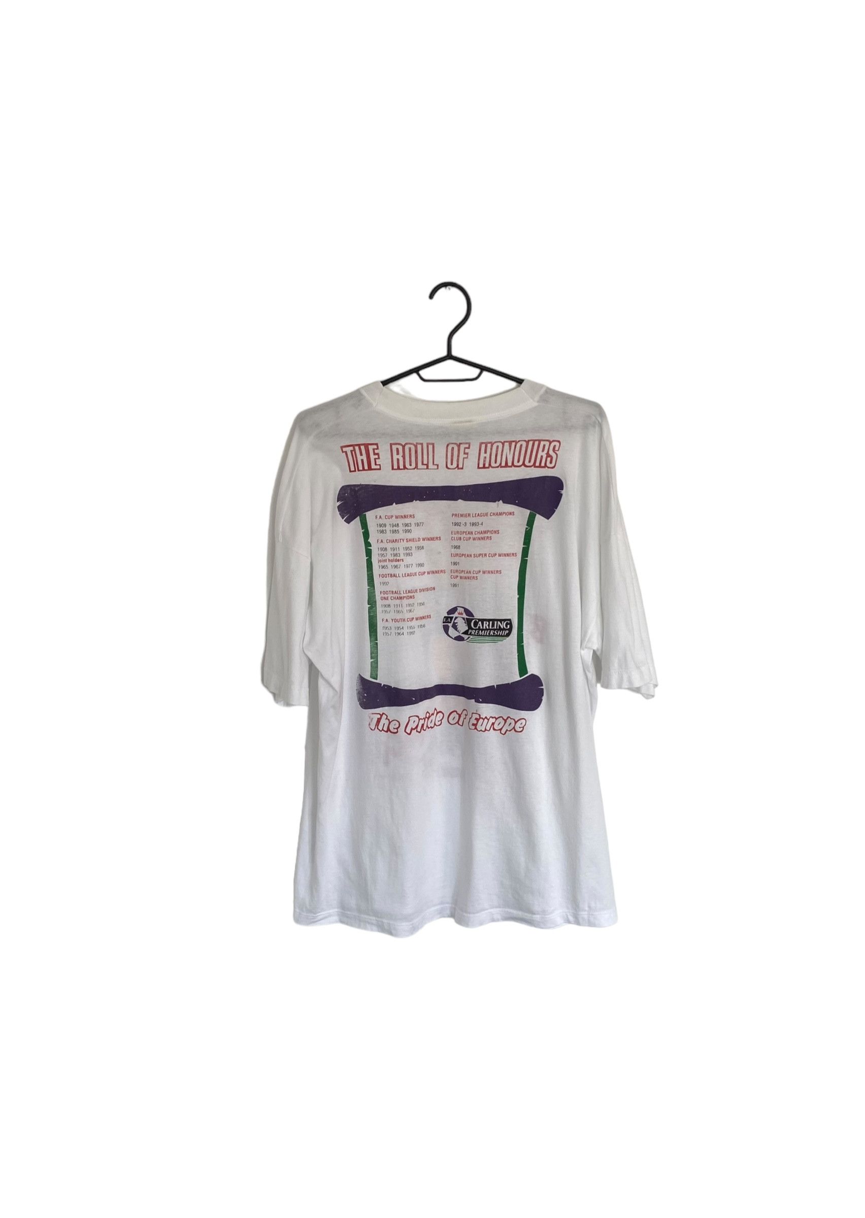 Vintage Manchester United 93-94 Premier league champions tee Size US XL / EU 56 / 4 - 2 Thumbnail