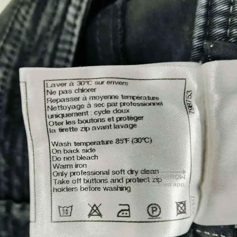 Chanel Chanel Gray Cotton Women's Jeans . Size 30" / US 8 / IT 44 - 5 Thumbnail