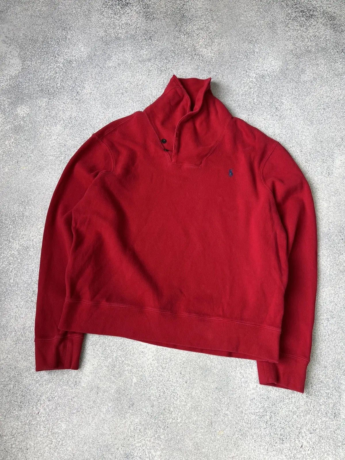 Polo Ralph Lauren × Vintage Vintage Polo Ralph Lauren Heavy Pullover Size US XL / EU 56 / 4 - 2 Thumbnail
