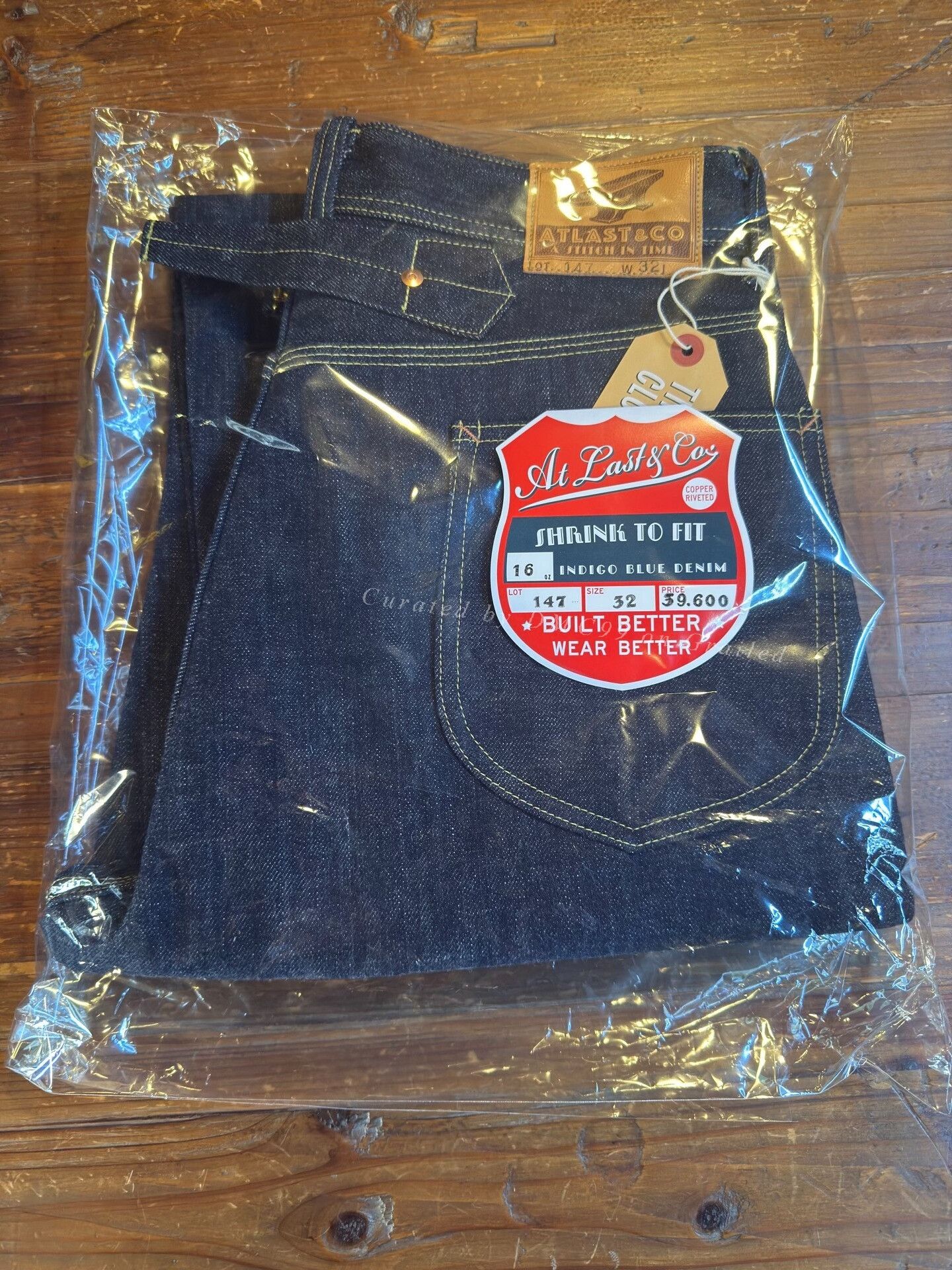 At Last & Co ATLAST&CO 16oz Denim Jeans Size US 32 / EU 48 - 1 Thumbnail