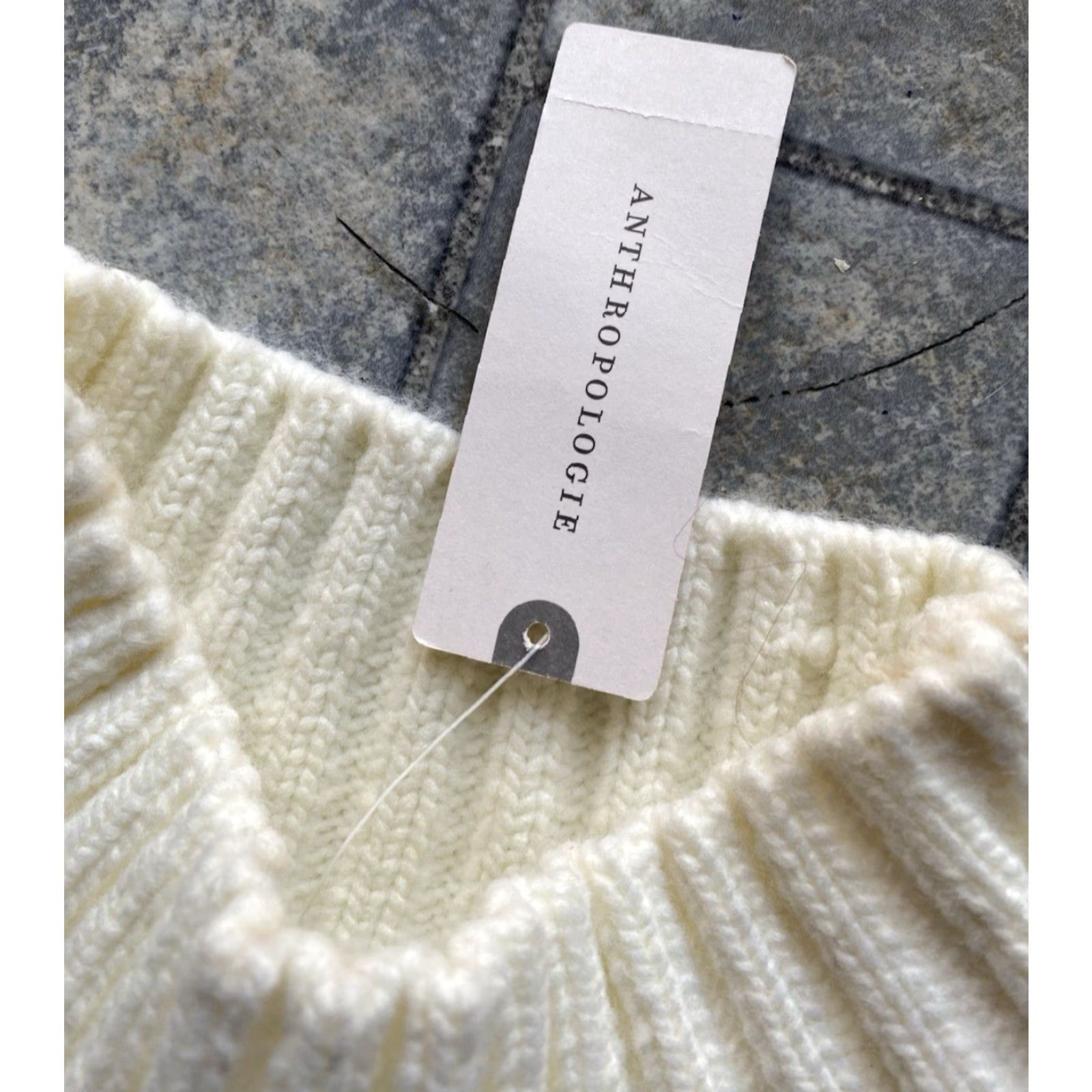 Anthropologie NWT New Anthropologie Maeve XXS White Ivory Pullover Sweater Fringe Top Women Size XXS / US 00 / IT 34 - 7 Thumbnail