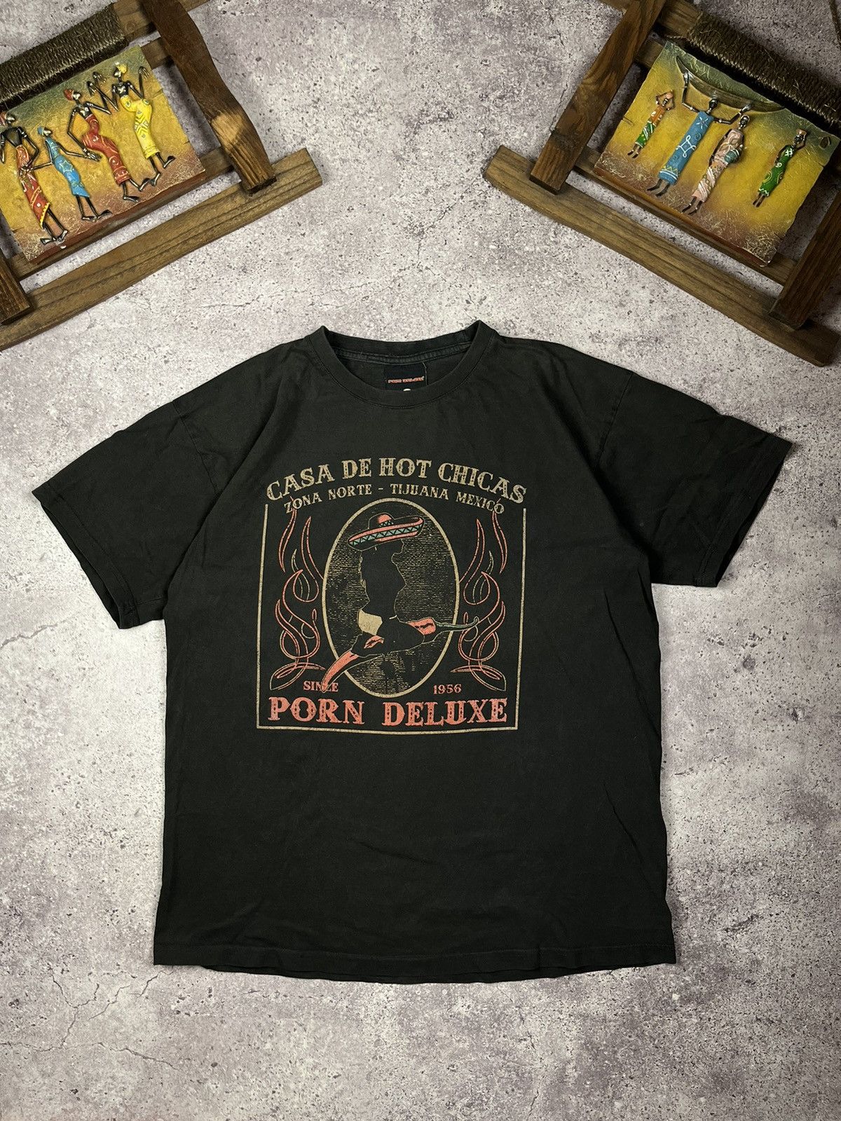 Vintage Vintage The Hod Dog Porn Deluxe Pornstar Logo Tee | Grailed