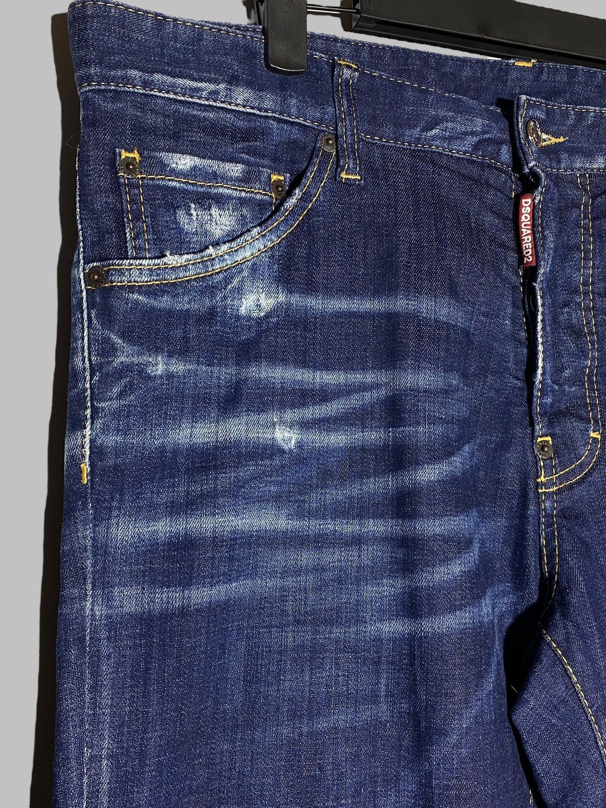 Dsquared2 🔥 DSQUARED2 DAISY EMBROIDERED JEANS Y2K COOL GUY VIBES Size US 34 / EU 50 - 7 Thumbnail