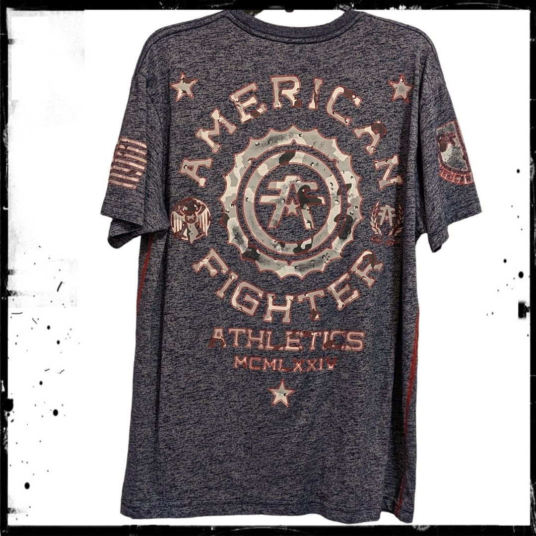 Affliction American Fighter Athletics T-Shirt Sleeve Hits Men's XL Size US XL / EU 56 / 4 - 2 Thumbnail