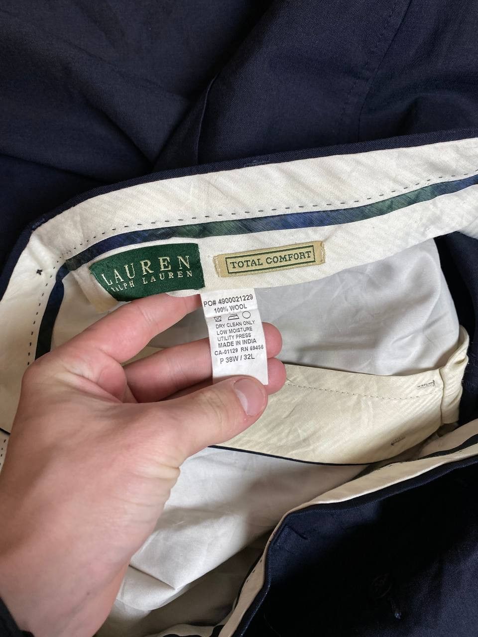 Polo Ralph Lauren Vintage Polo Ralph Lauren Pants Dark Navy Size US 38 / EU 54 - 4 Thumbnail