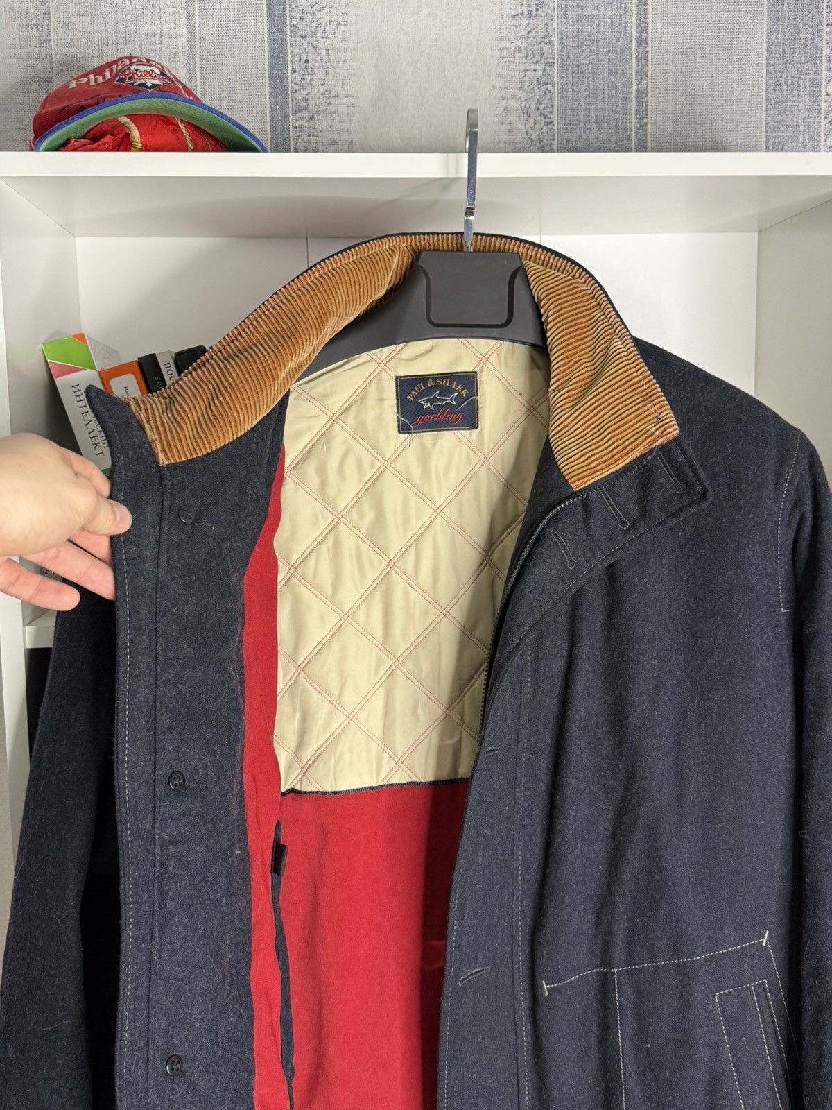 Paul & Shark Vintage Paul&Shark Wool Heavy Coat Navy Blue size M Size US L / EU 52-54 / 3 - 14 Thumbnail