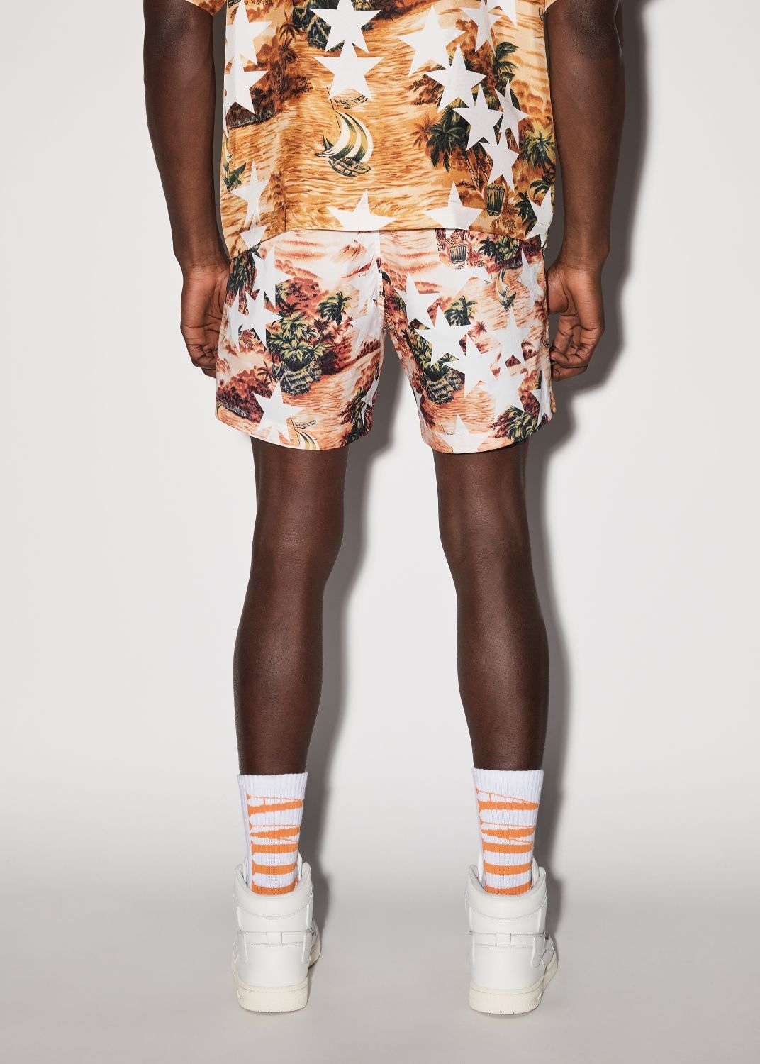 Amiri o1orln1025 Tropical Star Swim Trunk Shorts in Multicolor Size US 36 / EU 52 - 4 Thumbnail