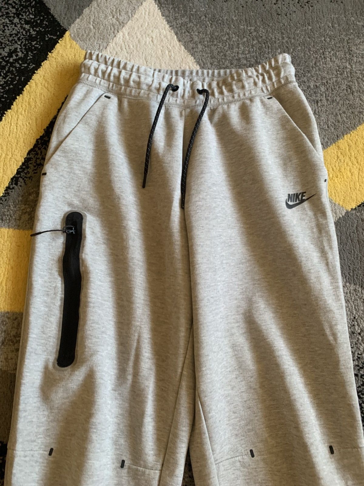 Nike Nike Tech Fleece Pants Grey Size ONE SIZE - 3 Thumbnail