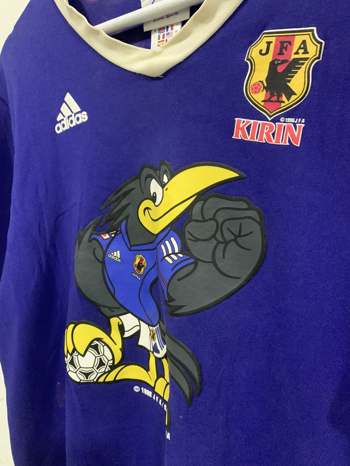 Adidas × Japanese Brand × Vintage Vintage 1998 Adidas Kirin Japan Distressed Size US S / EU 44-46 / 1 - 3 Thumbnail
