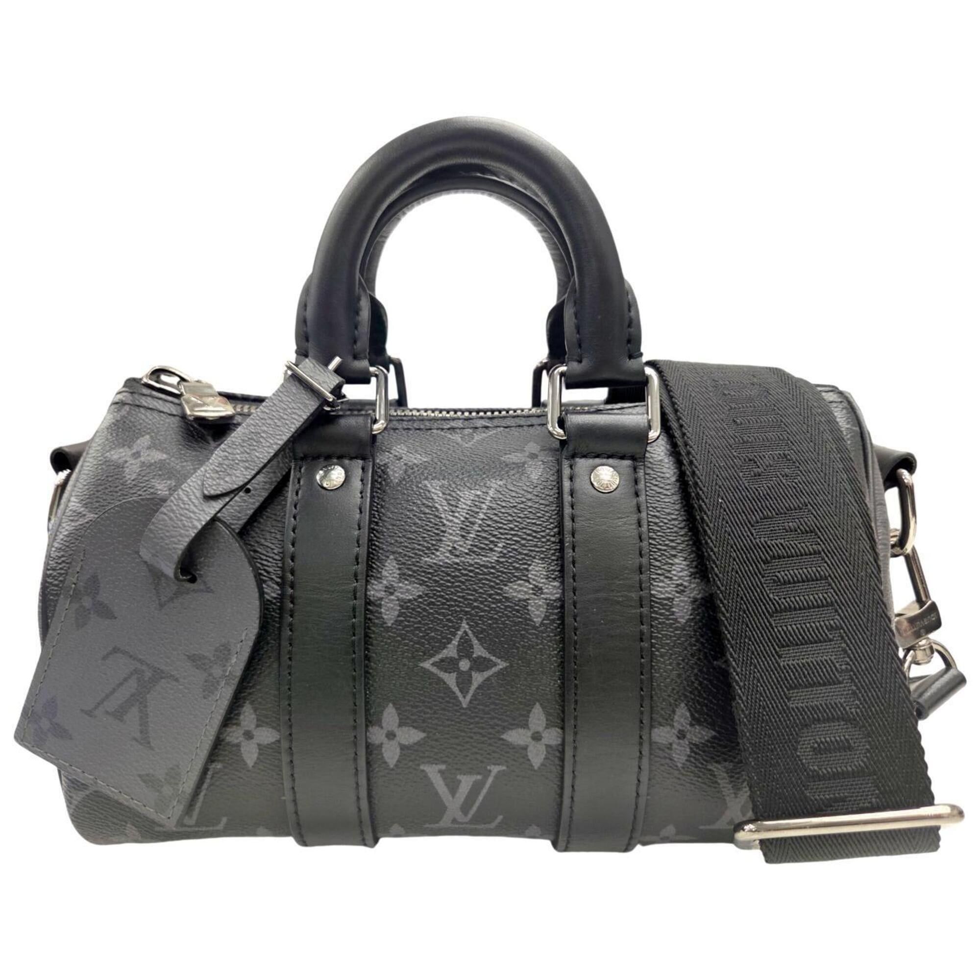 Louis Vuitton LOUIS VUITTON M46271 Keepall Bandoulière 25 Monogram Eclipse Shoulder Bag Boston for Men and Women Size ONE SIZE - 1 Thumbnail
