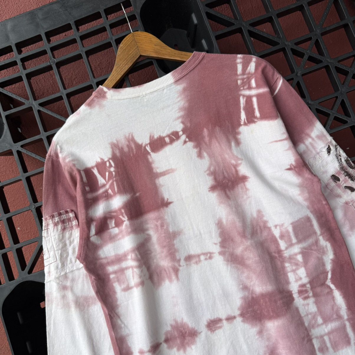 Japanese Brand Tie-Dye Stitching Boro Patches Long Sleeve Tee Size US M / EU 48-50 / 2 - 13 Thumbnail