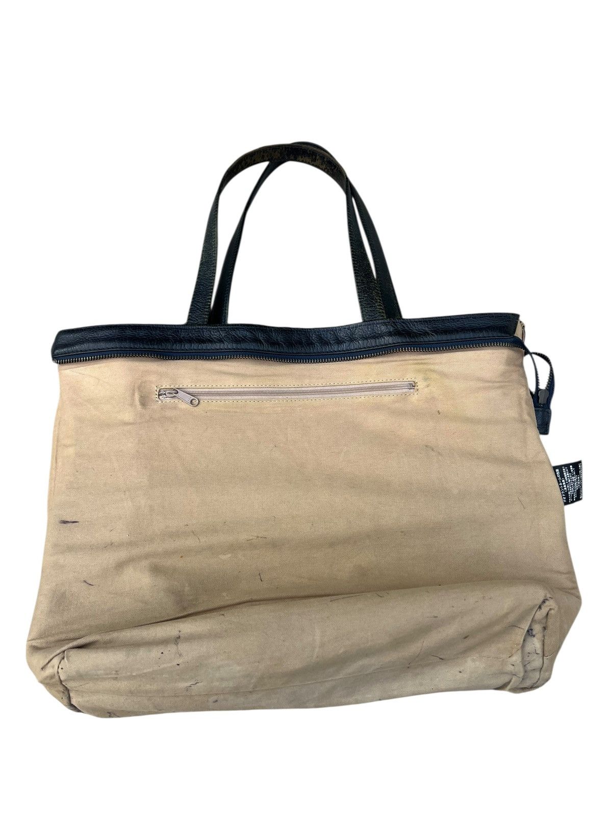 Bajra L.E.D. Bites Tokyo Distressed Faded Patina Leather Tote Bag Size ONE SIZE - 20 Thumbnail