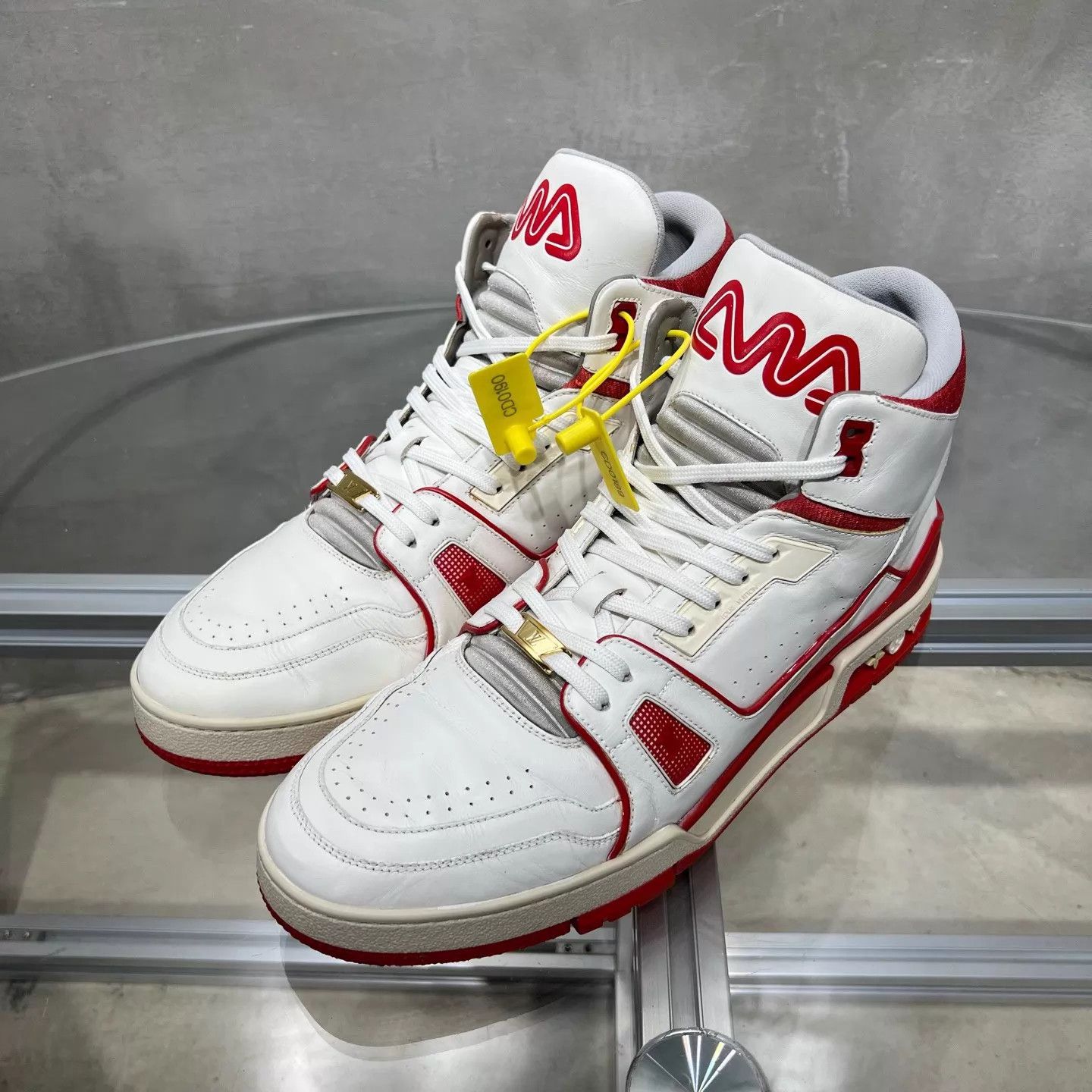 Louis Vuitton LV Trainer City Excl White/Red UK9.5 43.5 Size US 10.5 / EU 43-44 - 2 Thumbnail