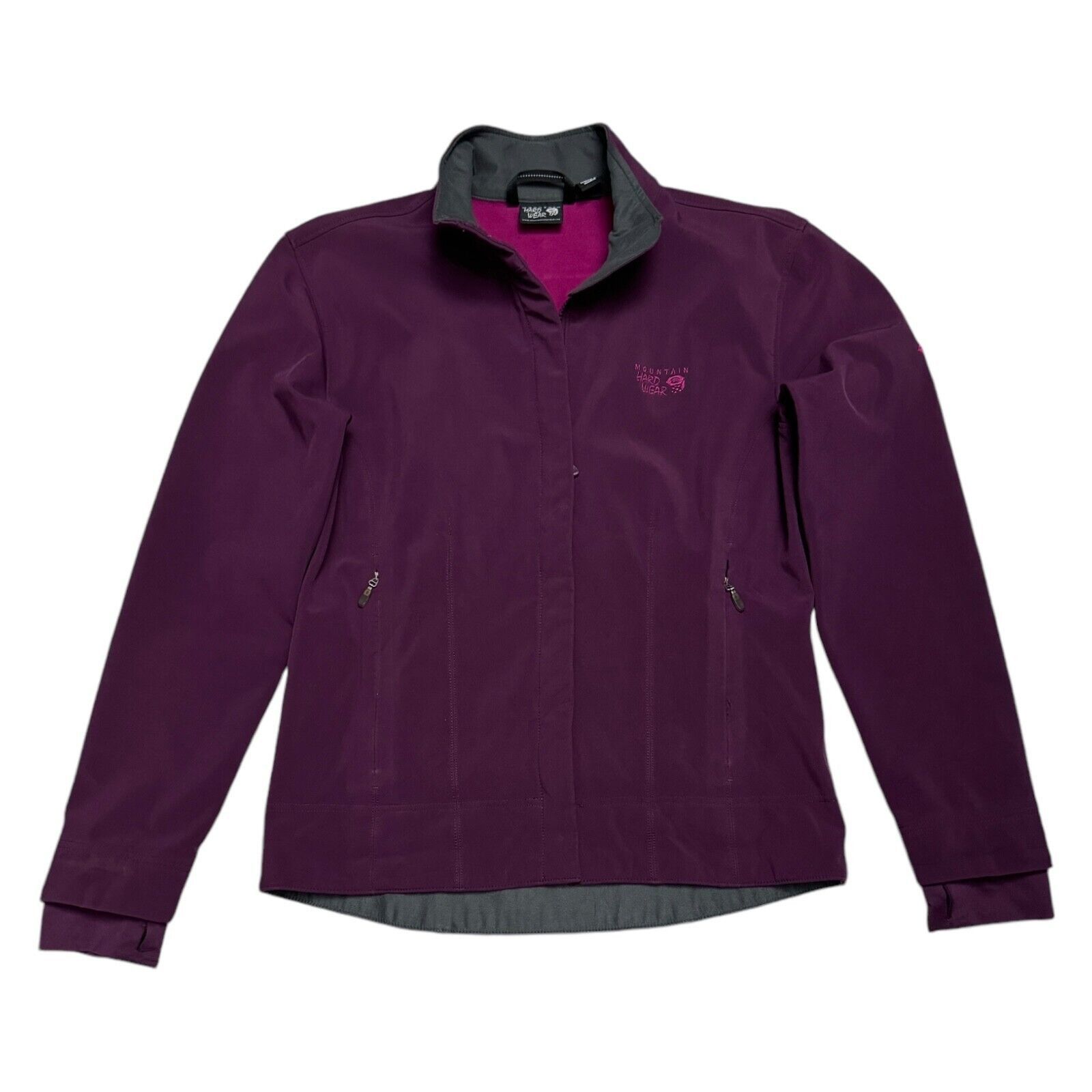 Mountain Hardwear Mountain Hardwear Purple Fleece Line Shell Waterproof Jacket Size M / US 6-8 / IT 42-44 - 4 Thumbnail