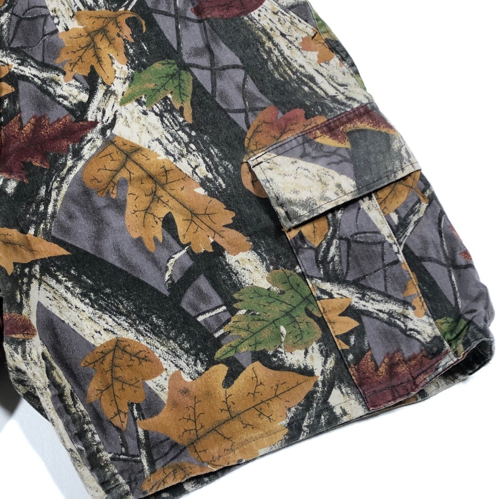 Stussy Vintage 2000s Master Sportsman Camo Cargo Shorts Large Size US 34 / EU 50 - 2 Thumbnail