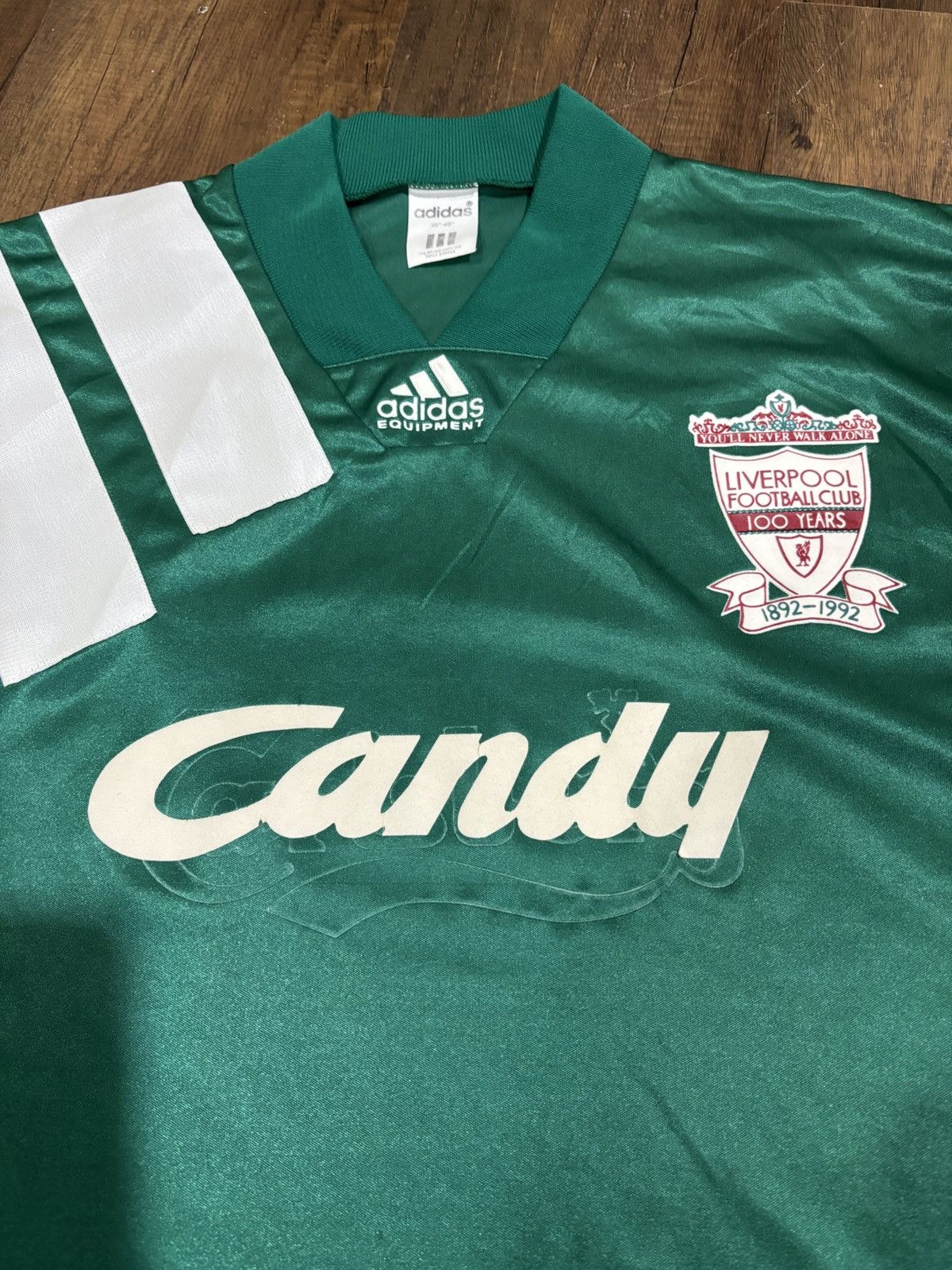 Adidas × Vintage Vintage Adidas Liverpool Jersey Carlsberg REPLACED TO CANDY Size US M / EU 48-50 / 2 - 3 Thumbnail