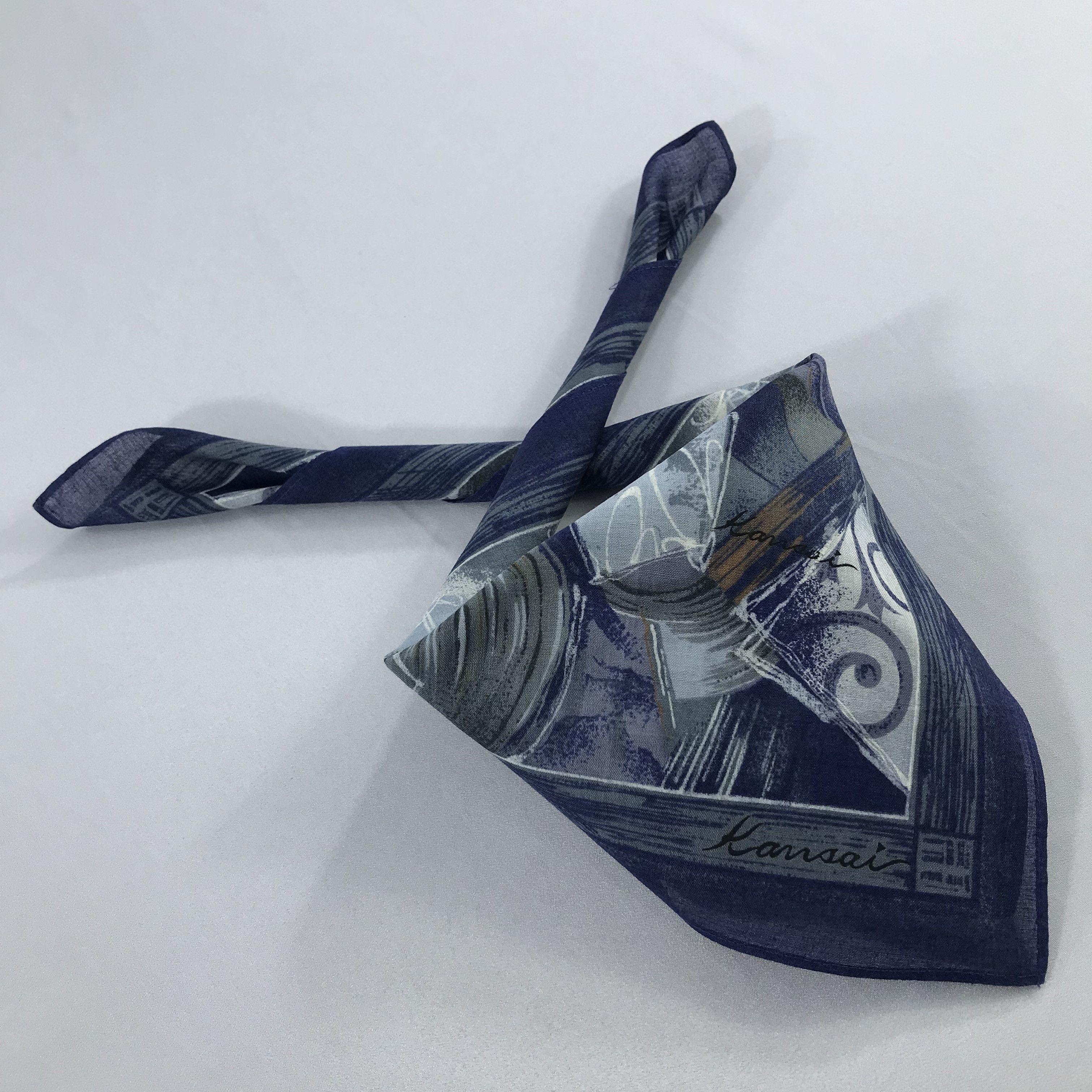 Kansai Yamamoto × Vintage Kansai Bandana / Handkerchief / Neckerchief - S1951 Size ONE SIZE - 4 Thumbnail