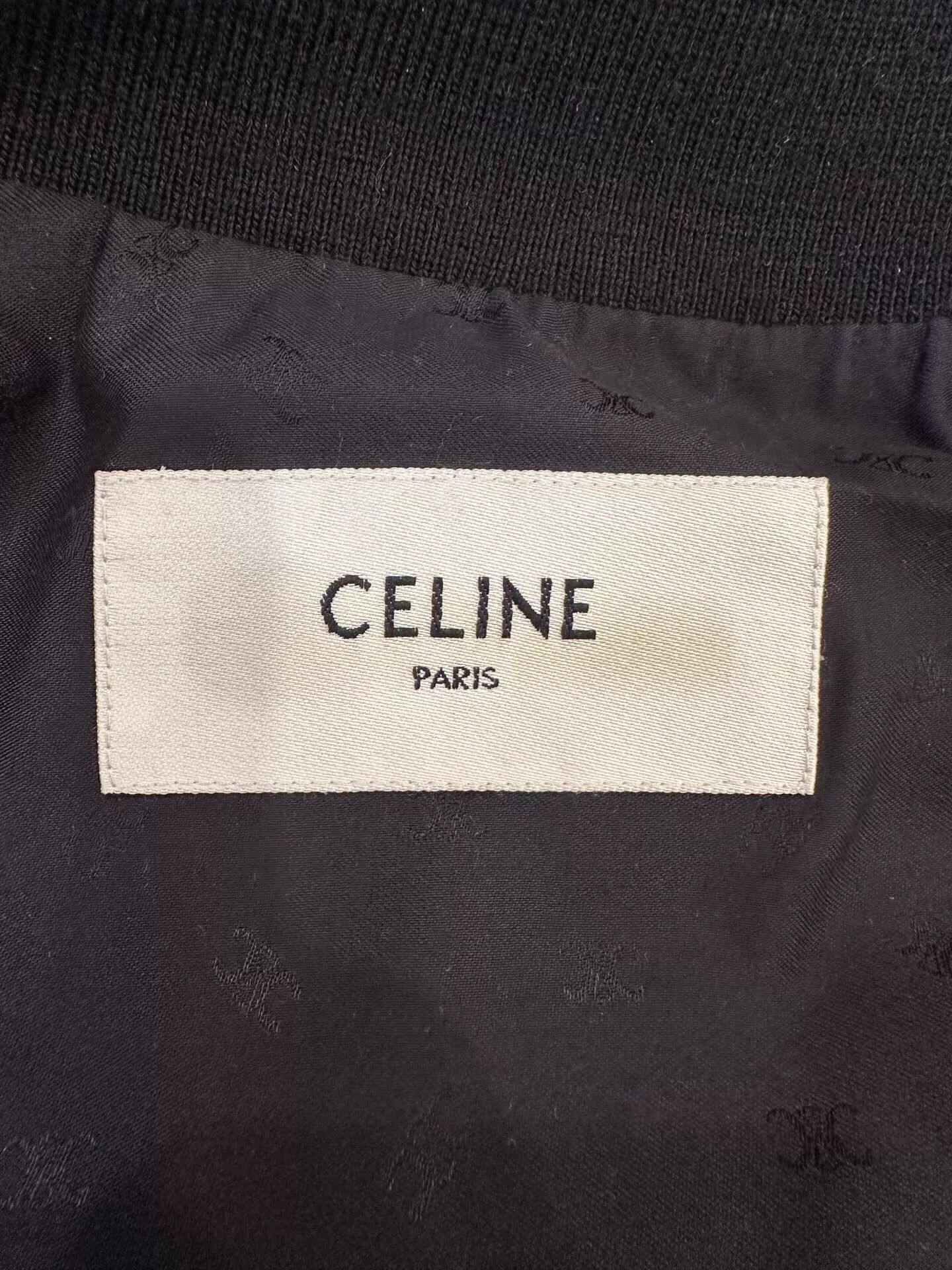 Celine Celine women's black lambskin Triomphe gold-button jacket Size XS / US 0-2 / IT 36-38 - 6 Thumbnail