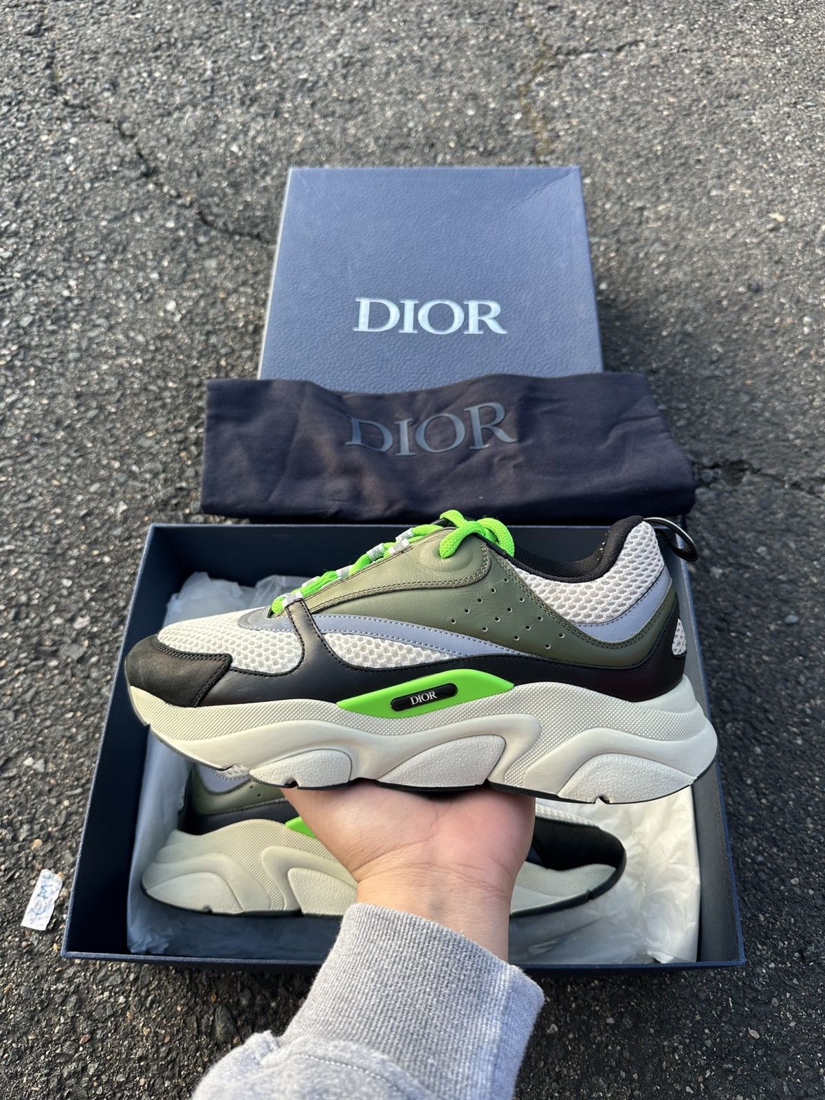 Dior Dior B22 Olive/Green Size US 8 / EU 41 - 7 Thumbnail