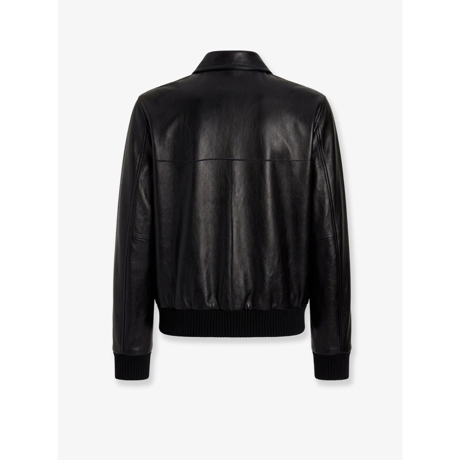 Dolce & Gabbana DOLCE & GABBANA Black Leather Jacket New & Authentic (Men's Size US M / EU 48-50 / 2 - 2 Thumbnail