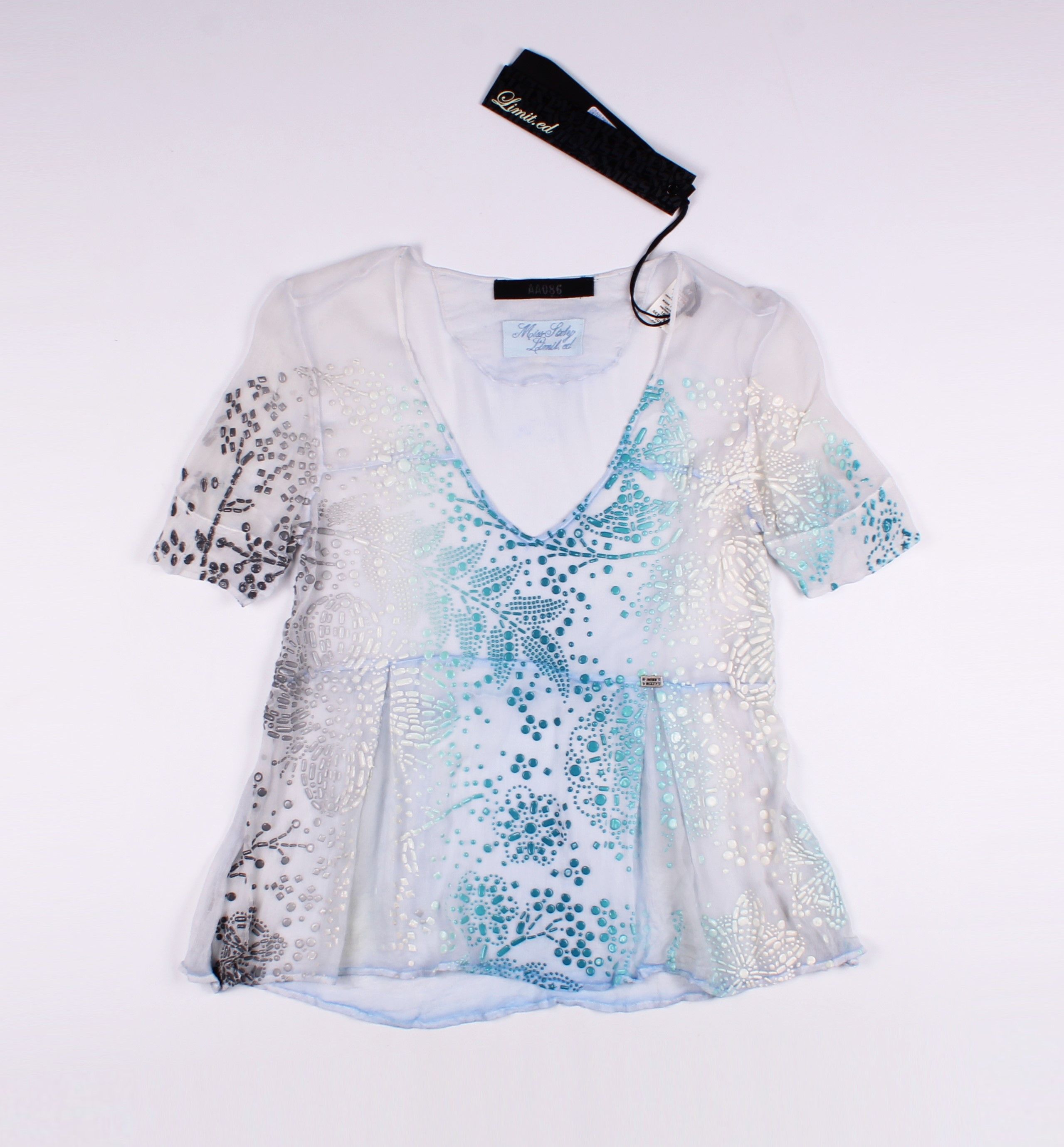Miss Sixty × Vintage Miss Sixty Y2K Rare Silk Craig Paint Blouse Shirt Size M / US 6-8 / IT 42-44 - 1 Thumbnail