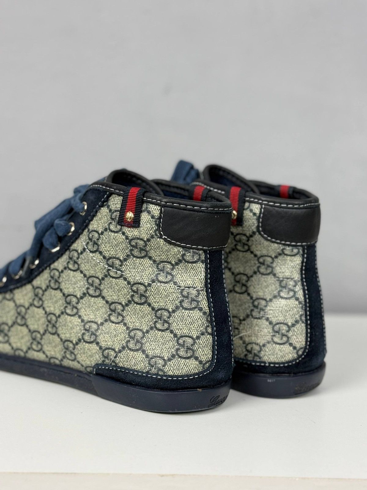 Gucci Gucci GG Monogram Canvas High Top Sneakers Size US 8.5 / IT 38.5 - 5 Thumbnail