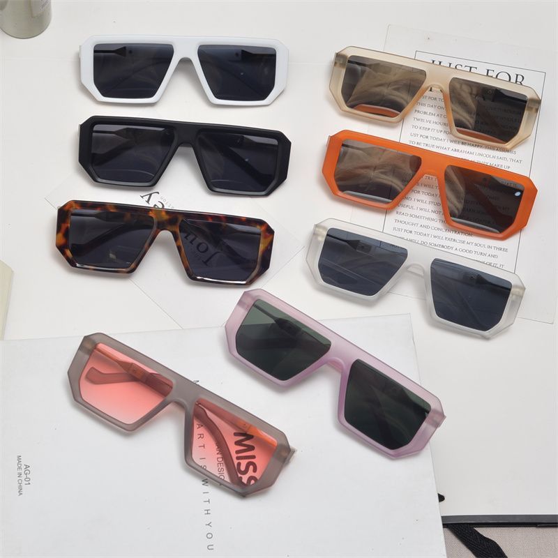 VIBE New Trend Street ins style custom avant-garde sunglasses Size ONE SIZE - 2 Thumbnail