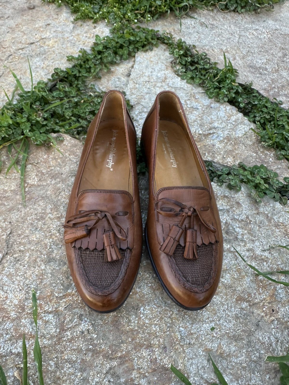 Johnston & Murphy Vintage tassel loafers with braided trim 8.5 Size US 8.5 / EU 41-42 - 3 Thumbnail
