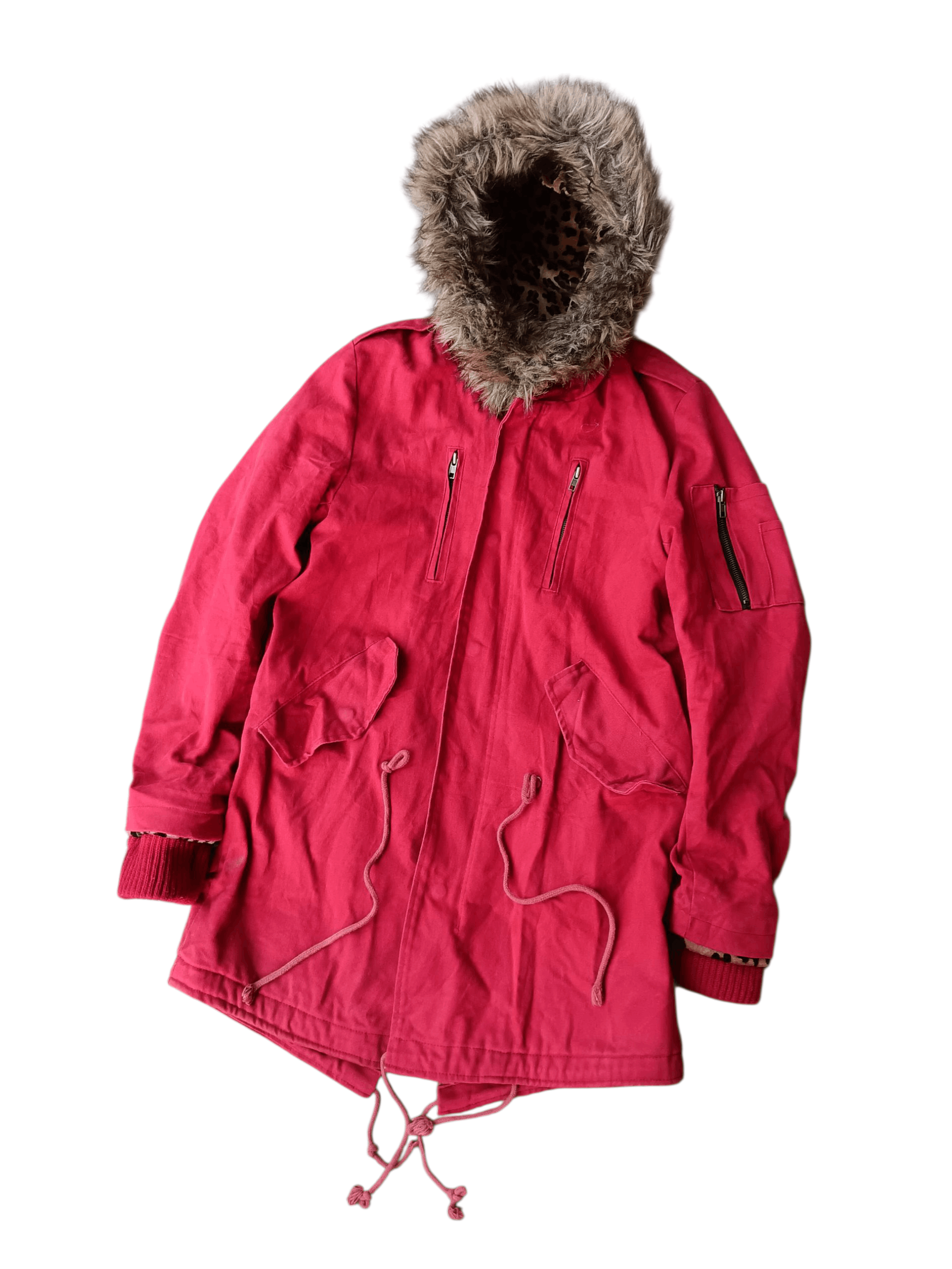 Attachment Attachment fur hoodie leopard linner parka jacket Size US M / EU 48-50 / 2 - 2 Thumbnail