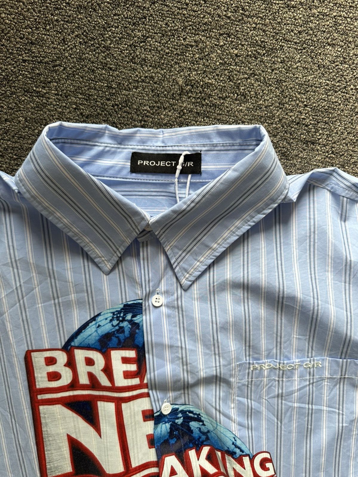 PROJECT G/R Protocol_Index Project GR 'Breaking News' Shirt | Grailed