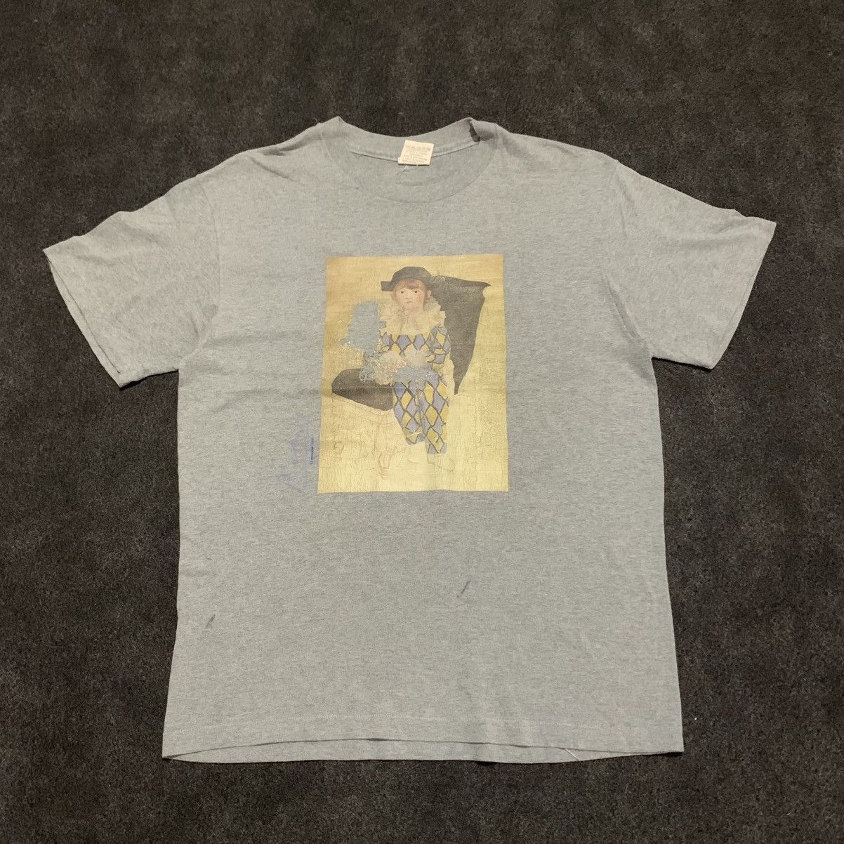 Vintage Vintage 1993 Picasso Art Tee -"Paul en Arlequin" (Harlequin) Size US L / EU 52-54 / 3 - 1 Thumbnail