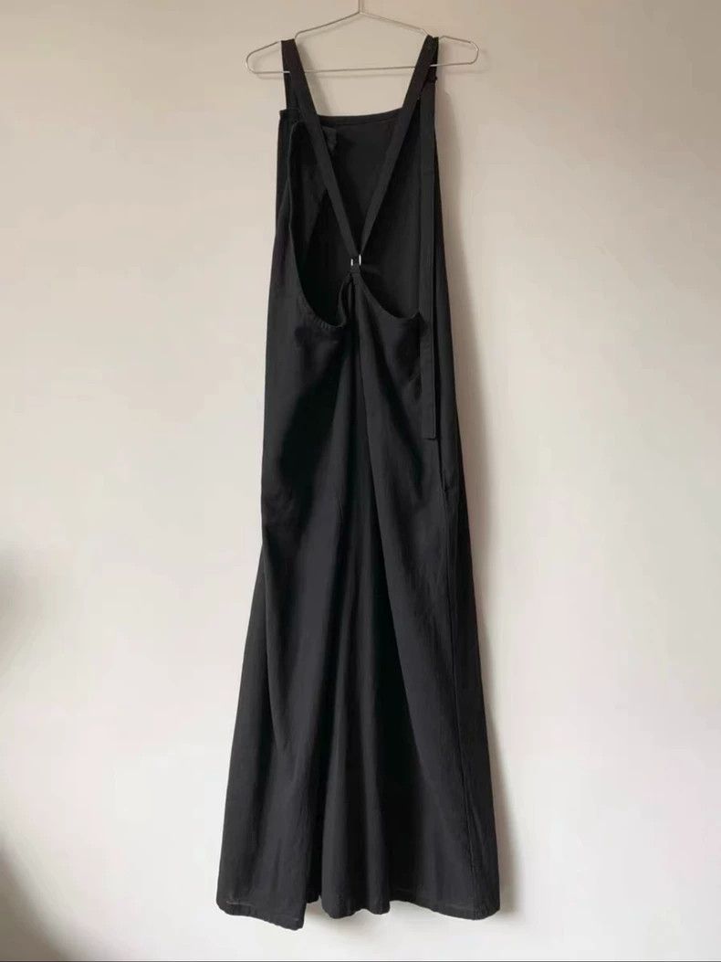 Yohji Yamamoto Yohji Yamamoto Black Strap Skirt 2505-Nextarrow Size ONE SIZE - 2 Thumbnail