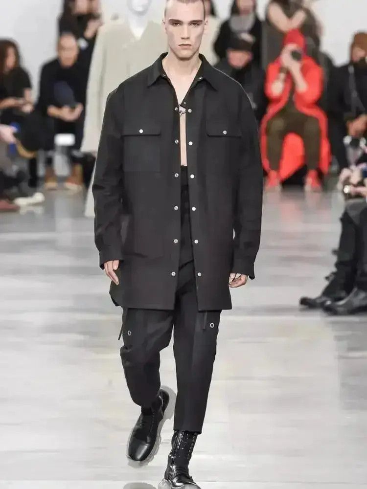 Rick Owens Rick Owens Sz 48 Rick Owens Runway Oversized Denim Jacket- Size US M / EU 48-50 / 2 - 4 Thumbnail