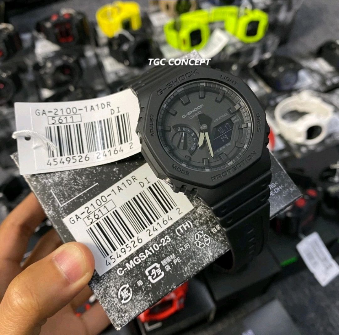 Casio Casio G Shock GA-2100-1A1 Blackout Size ONE SIZE - 3 Thumbnail