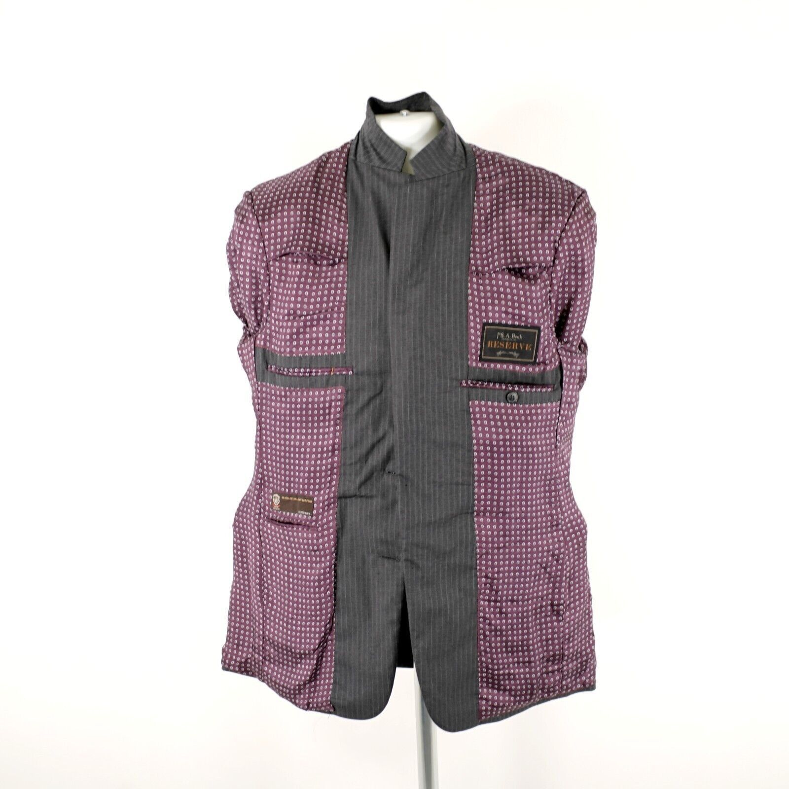 Jos. A. Bank Jos A Bank Reserve Fratelli Tallia Di Delfino Super 130s Woo Size 40L - 12 Thumbnail