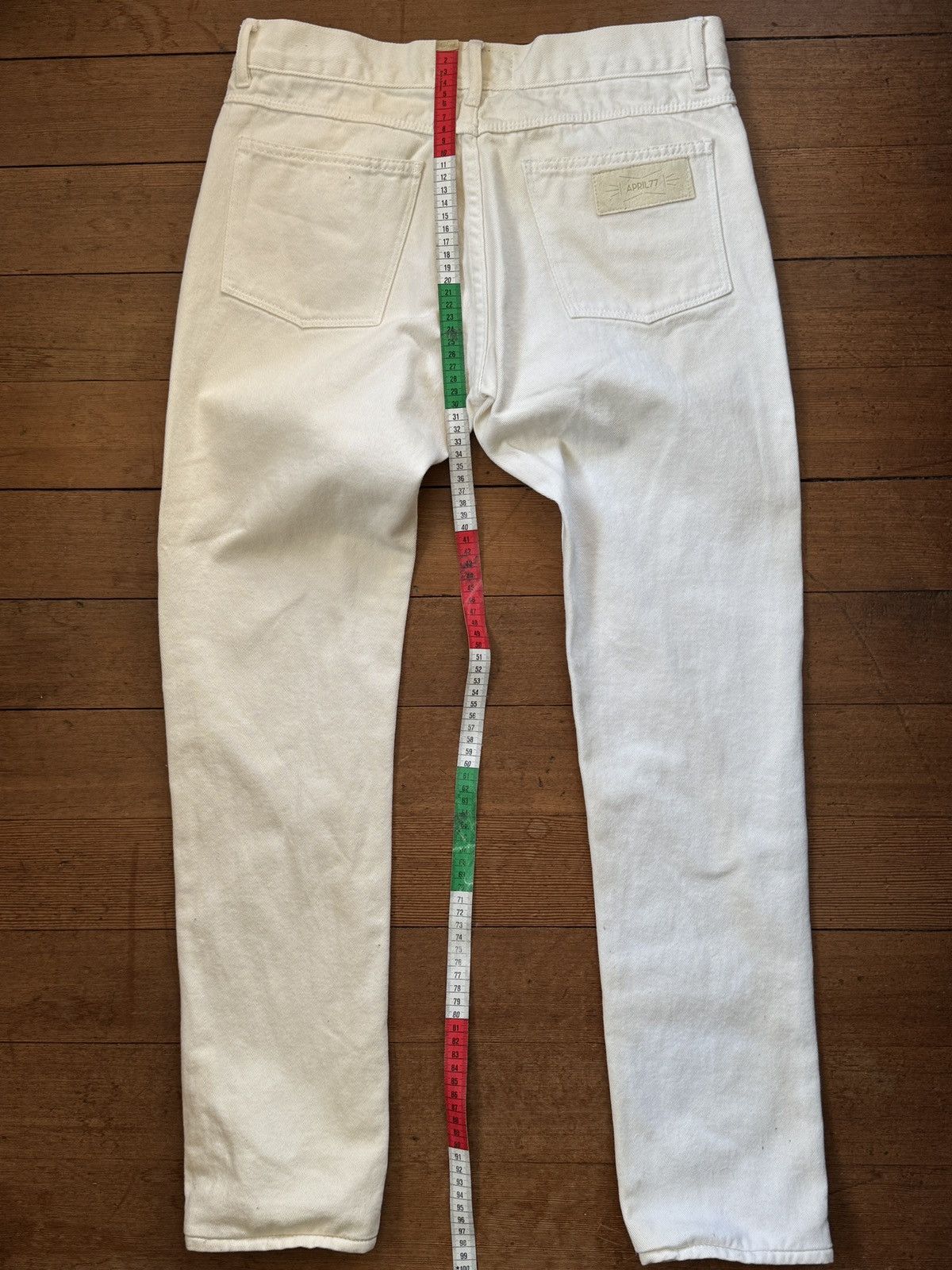April 77 april77 dictator jeans stroke white 30 april 77 Size US 30 / EU 46 - 3 Thumbnail