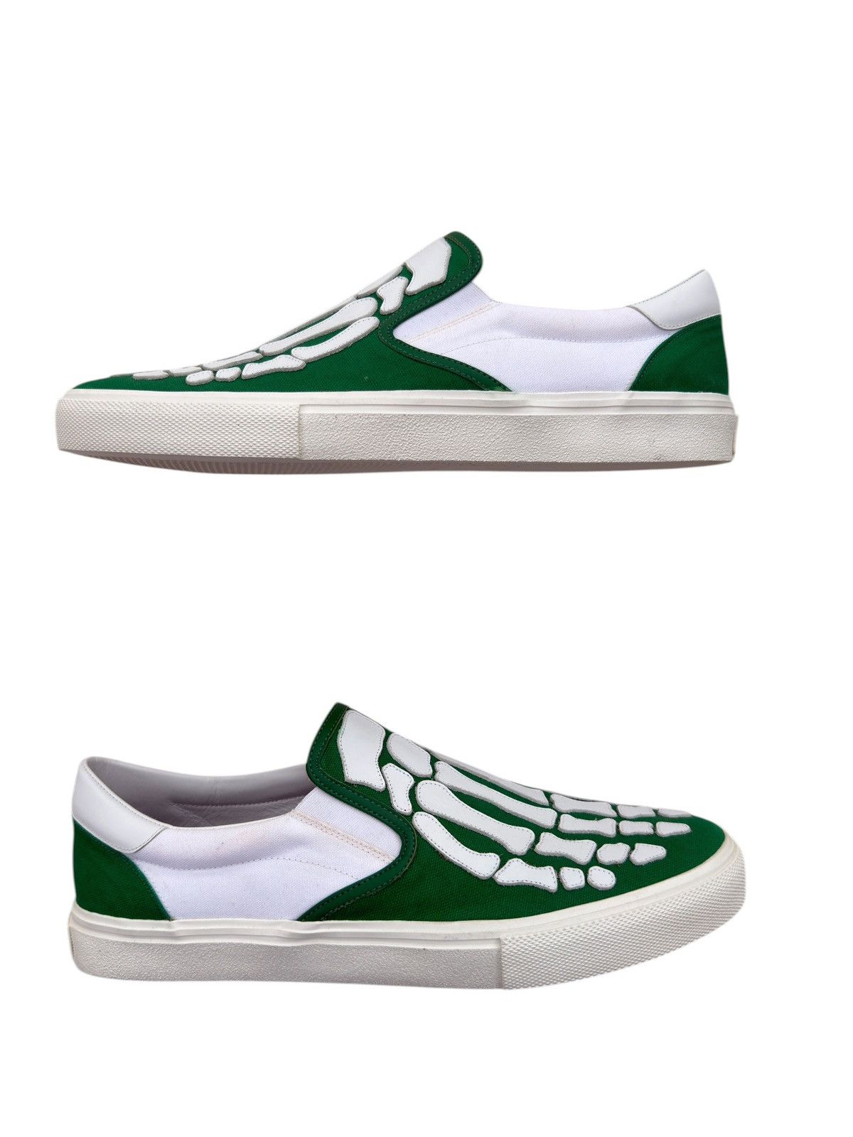 Amiri Amiri Green Skeleton Slip On Low Top Loafer Sneakers Size US 12 / EU 45 - 1 Thumbnail
