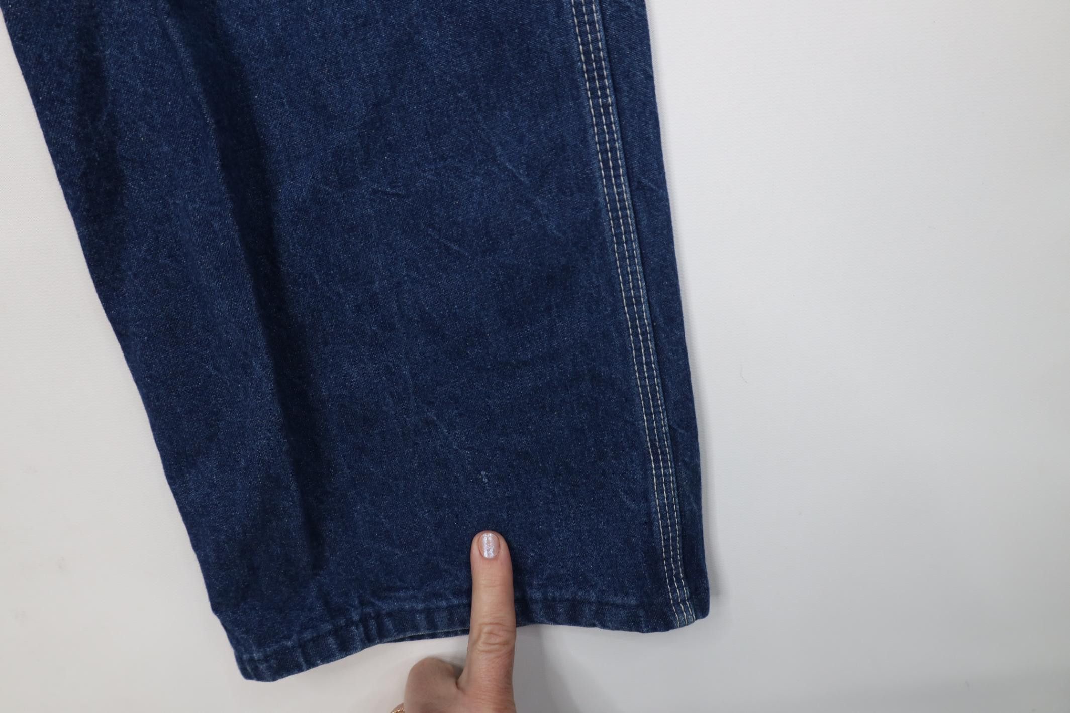 Dickies Vintage 70s Dickies Wide Leg Dungaree Denim Jeans Blue USA Size US 38 / EU 54 - 9 Thumbnail