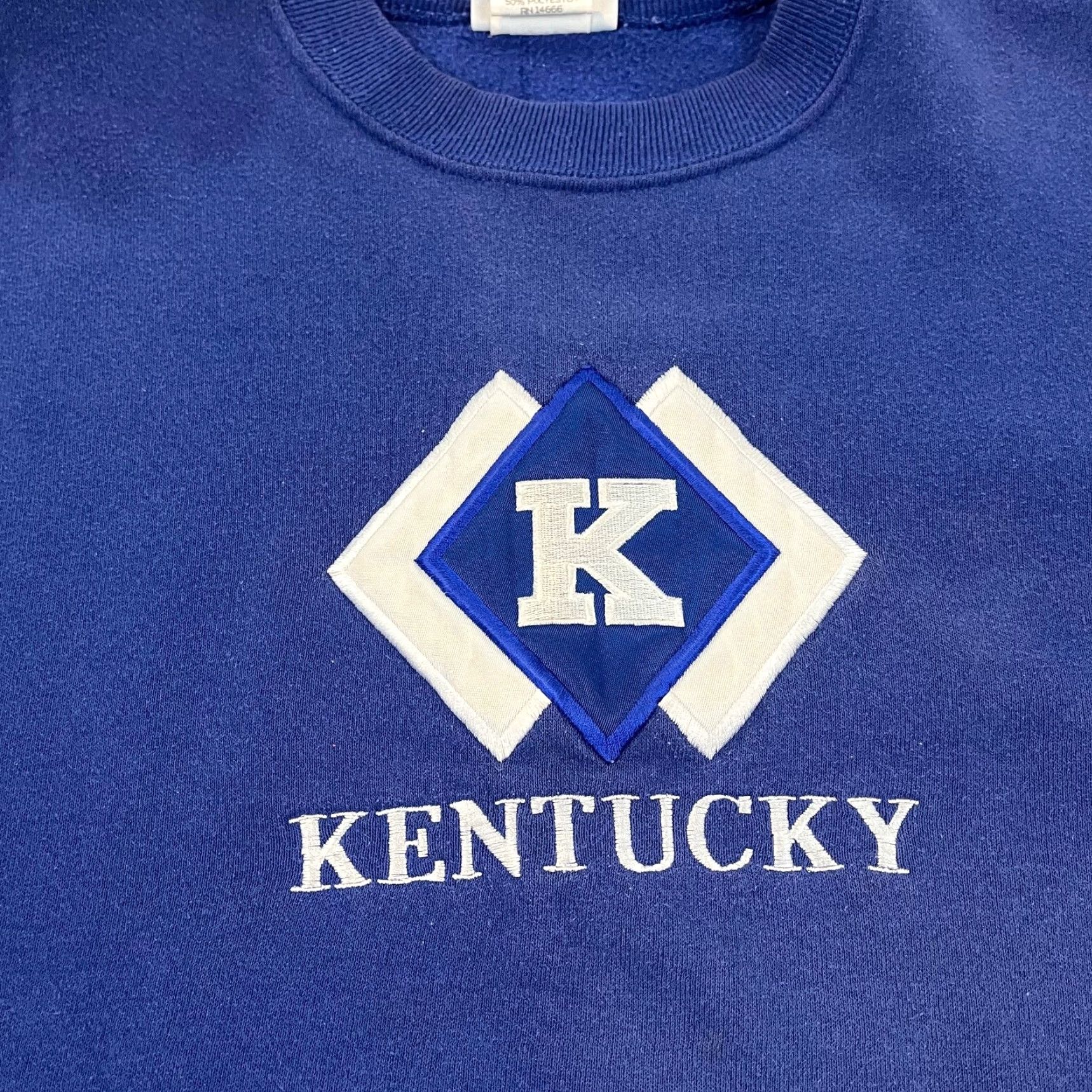 Lee VTG University of Kentucky Sweatshirt Mens Large Blue Crewneck Lee Jacket University 90s College Sport Blue Devils Embroidered Logo Size US L / EU 52-54 / 3 - 2 Thumbnail