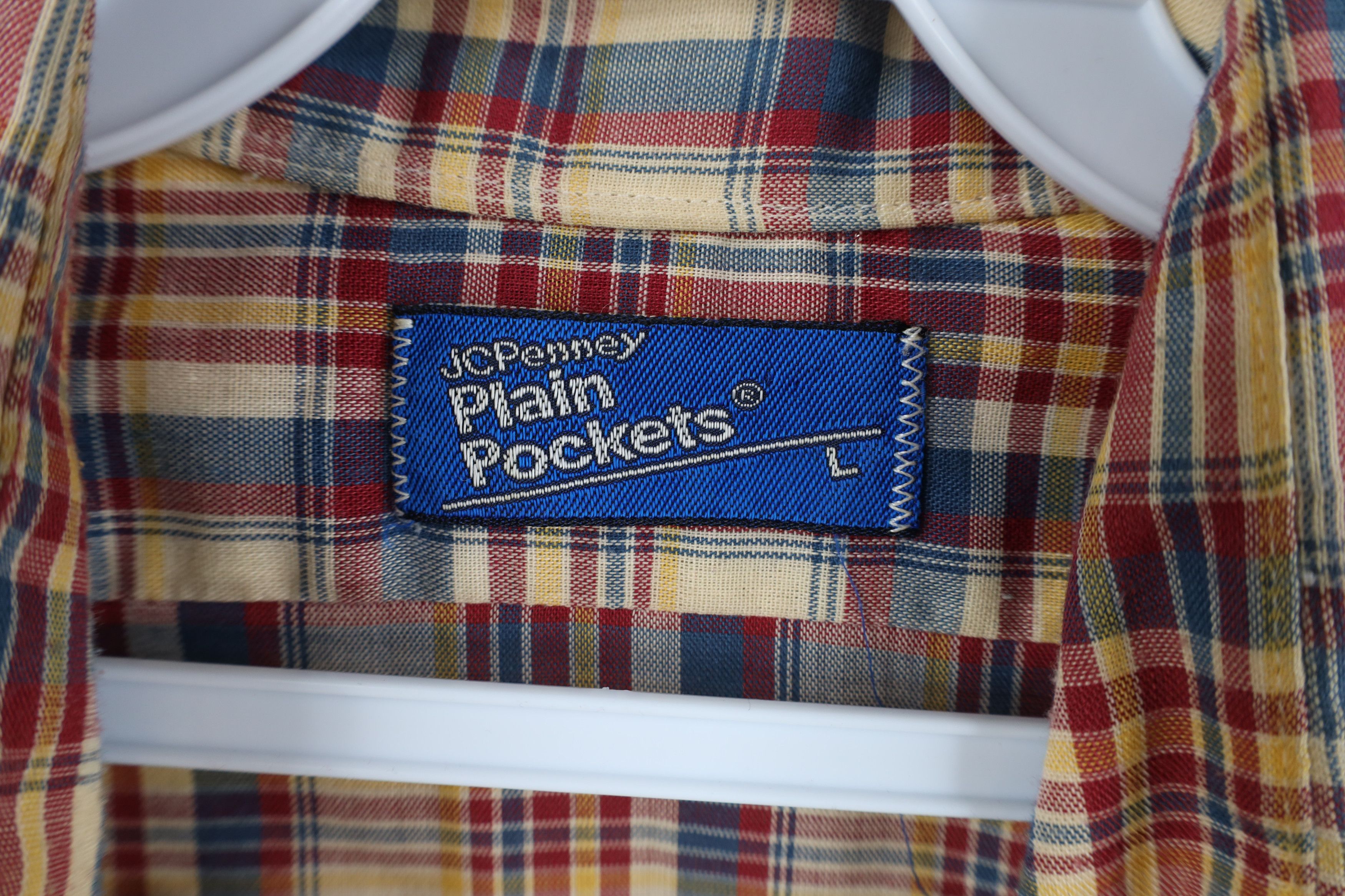 Vintage Vintage 70s Streetwear Plaid Short Sleeve Button Shirt Size US L / EU 52-54 / 3 - 7 Thumbnail