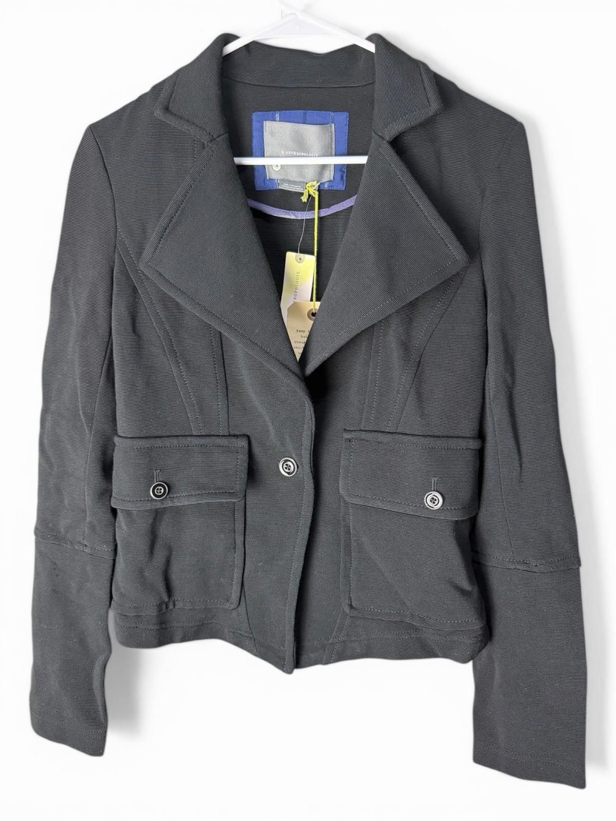Other Anthropologie Jacket Women’s XS Utility Pocket Size S / US 4 / IT 40 - 2 Thumbnail