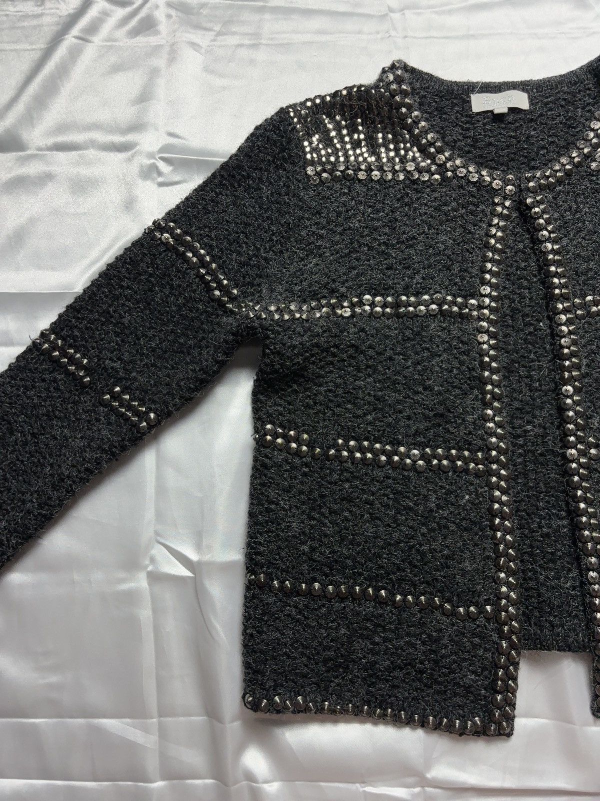 Vintage Archive vintage pullover knit cardigan chainmail Size S / US 4 / IT 40 - 8 Thumbnail