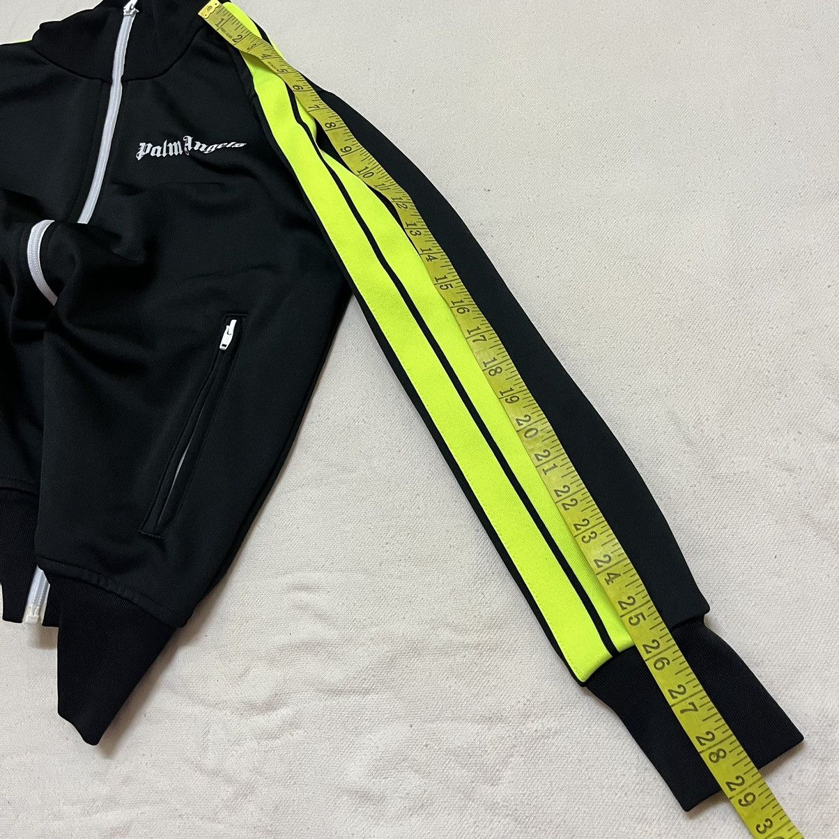 Palm Angels Authentic Palm Angels Zipper Jacket Side Tape Black Gree Size M / US 6-8 / IT 42-44 - 13 Thumbnail