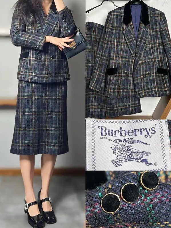 Burberry Colorblock Wool Women's Cardigan