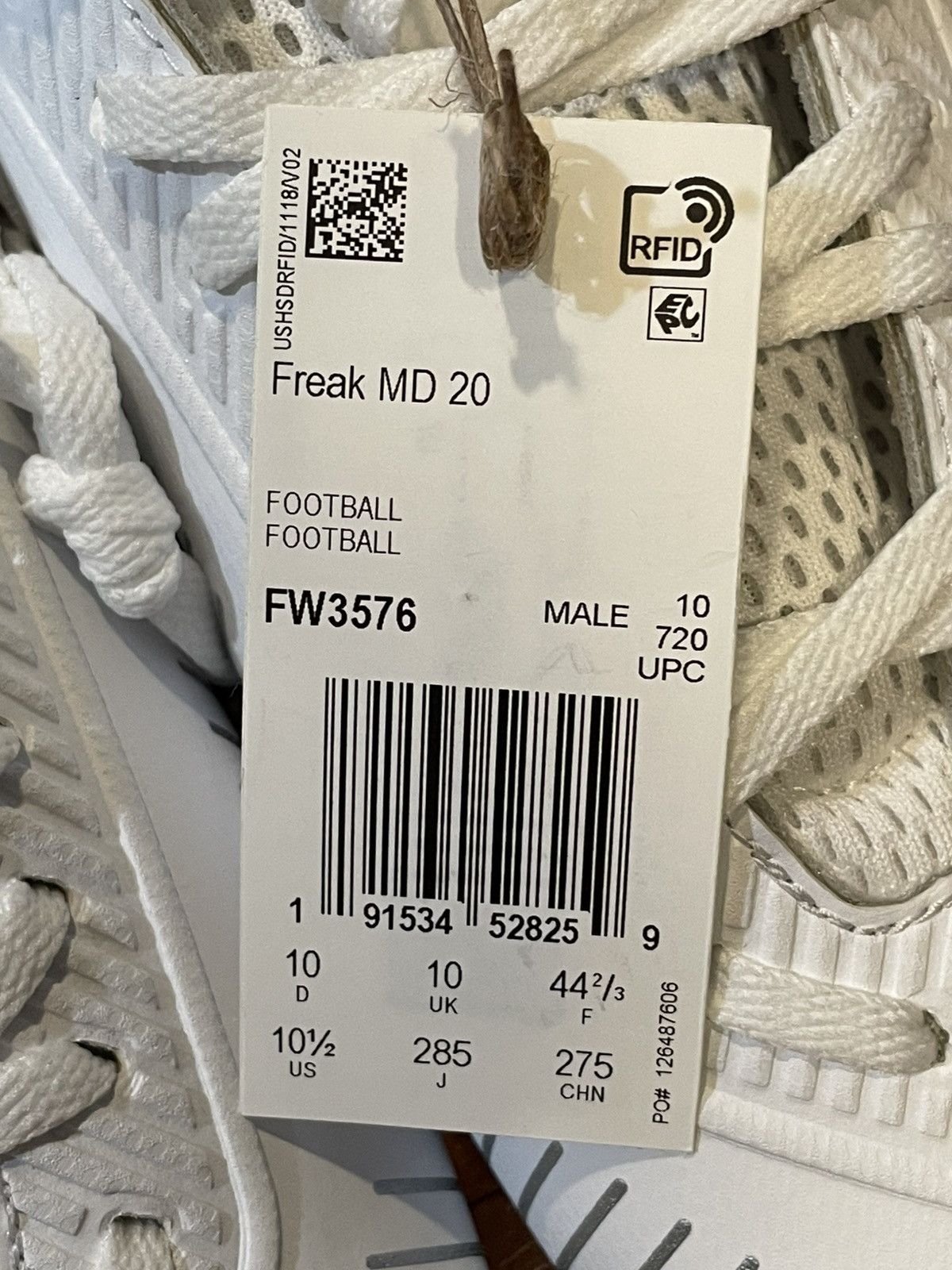 Adidas Adidas Freak MD ‘White Metallic Silver’ (size mens 10.5) Size US 10.5 / EU 43-44 - 4 Thumbnail