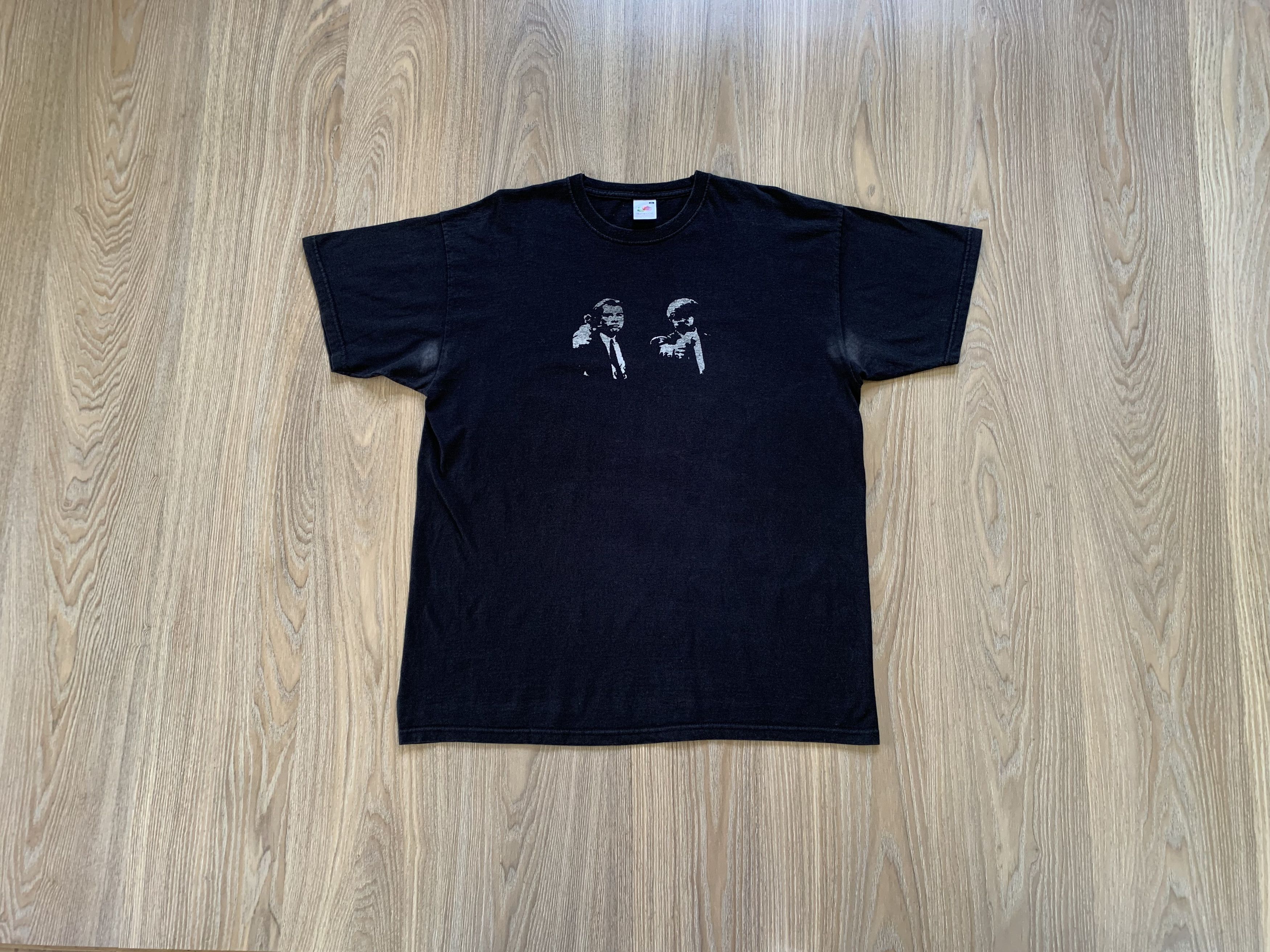 Fruit Of The Loom × Vintage Pulp Fiction Centr Print T-Shirt Size US XL / EU 56 / 4 - 1 Thumbnail