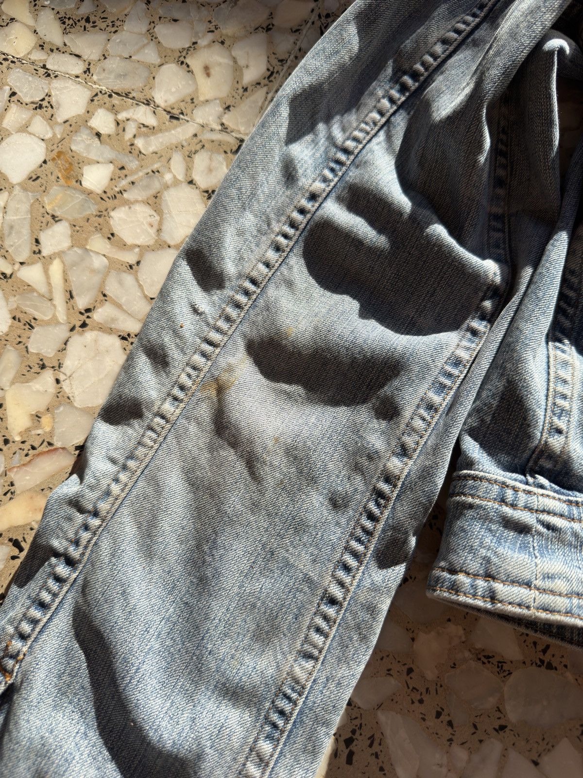 Just Cavalli Roberto Just Cavalli Vintage Denim Trim Blue Jacket S Italy Size S / US 4 / IT 40 - 9 Thumbnail