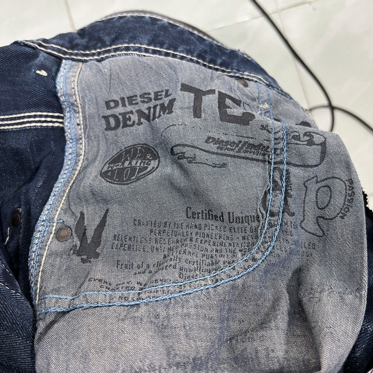 Diesel 🔥 DIESEL DYED WASH KROOLEY REGULAR SLIM CARROT Size US 30 / EU 46 - 19 Thumbnail