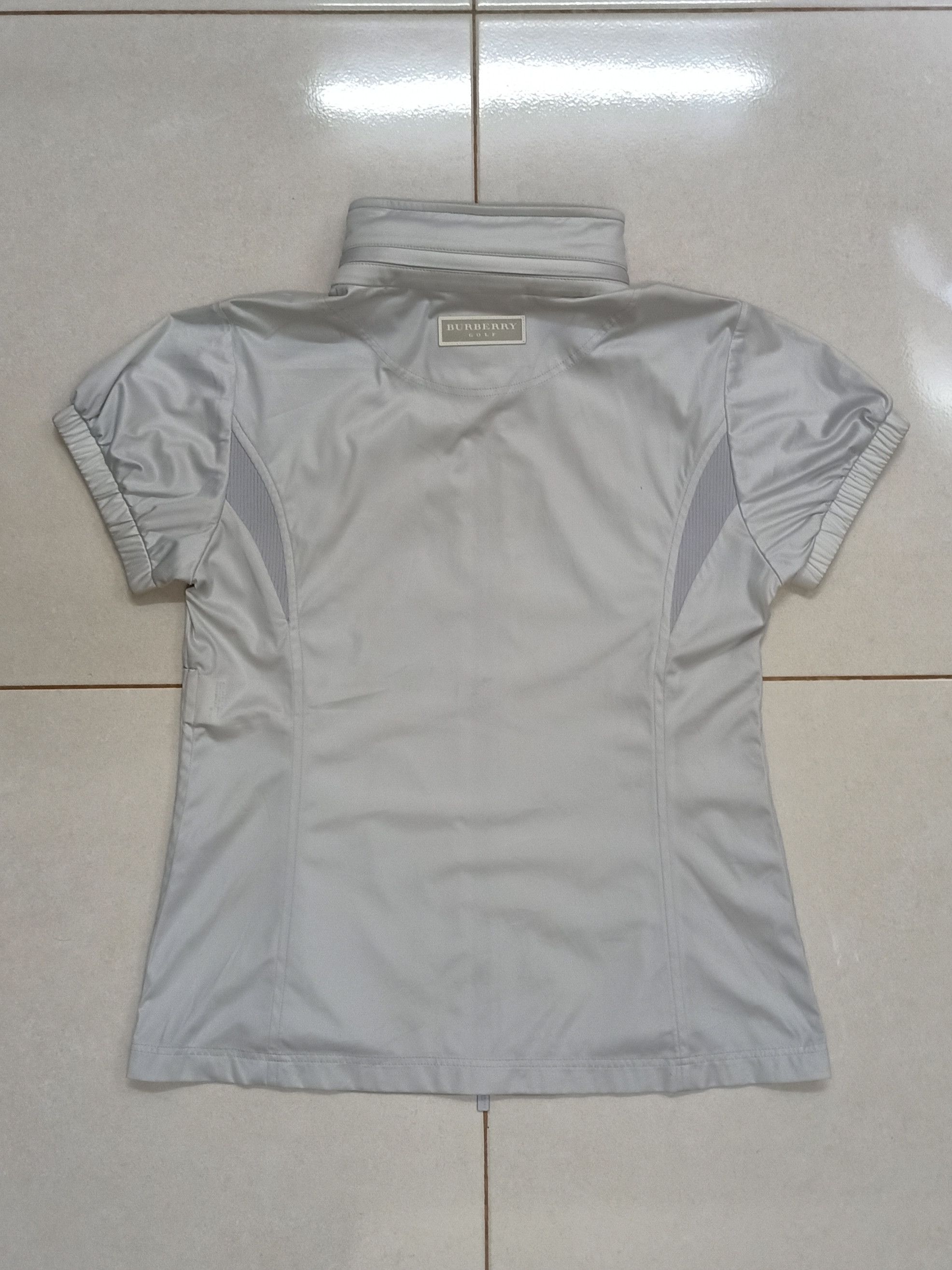Burberry BURBERRY GOLF White Thin Hoodie Tucked In Golfer Jacket Size M / US 6-8 / IT 42-44 - 5 Thumbnail
